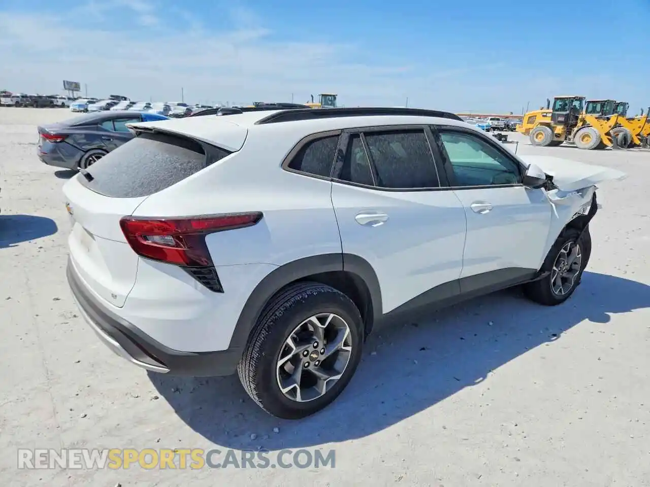 3 Фотография поврежденного автомобиля KL77LHEP6SC141874 CHEVROLET TRAX 2025