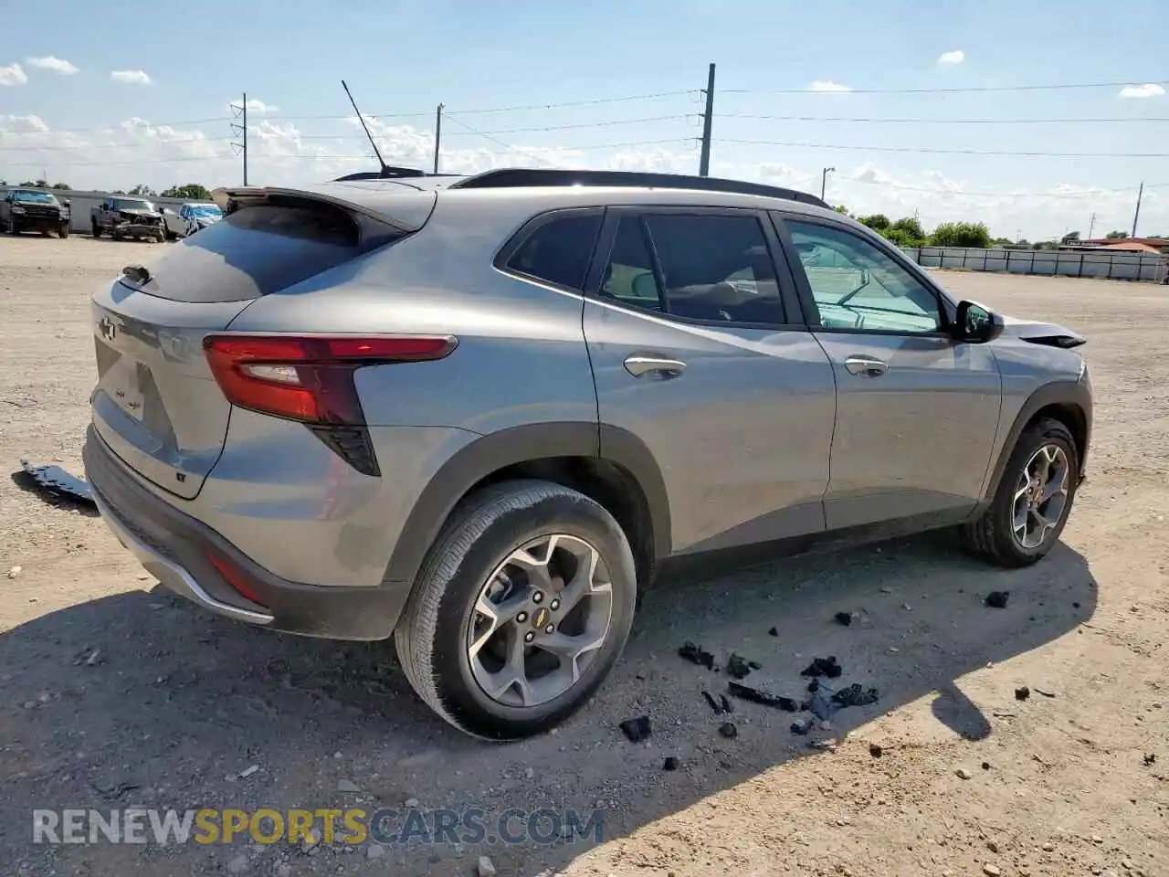 3 Photograph of a damaged car KL77LHEP6SC158125 CHEVROLET TRAX 2025