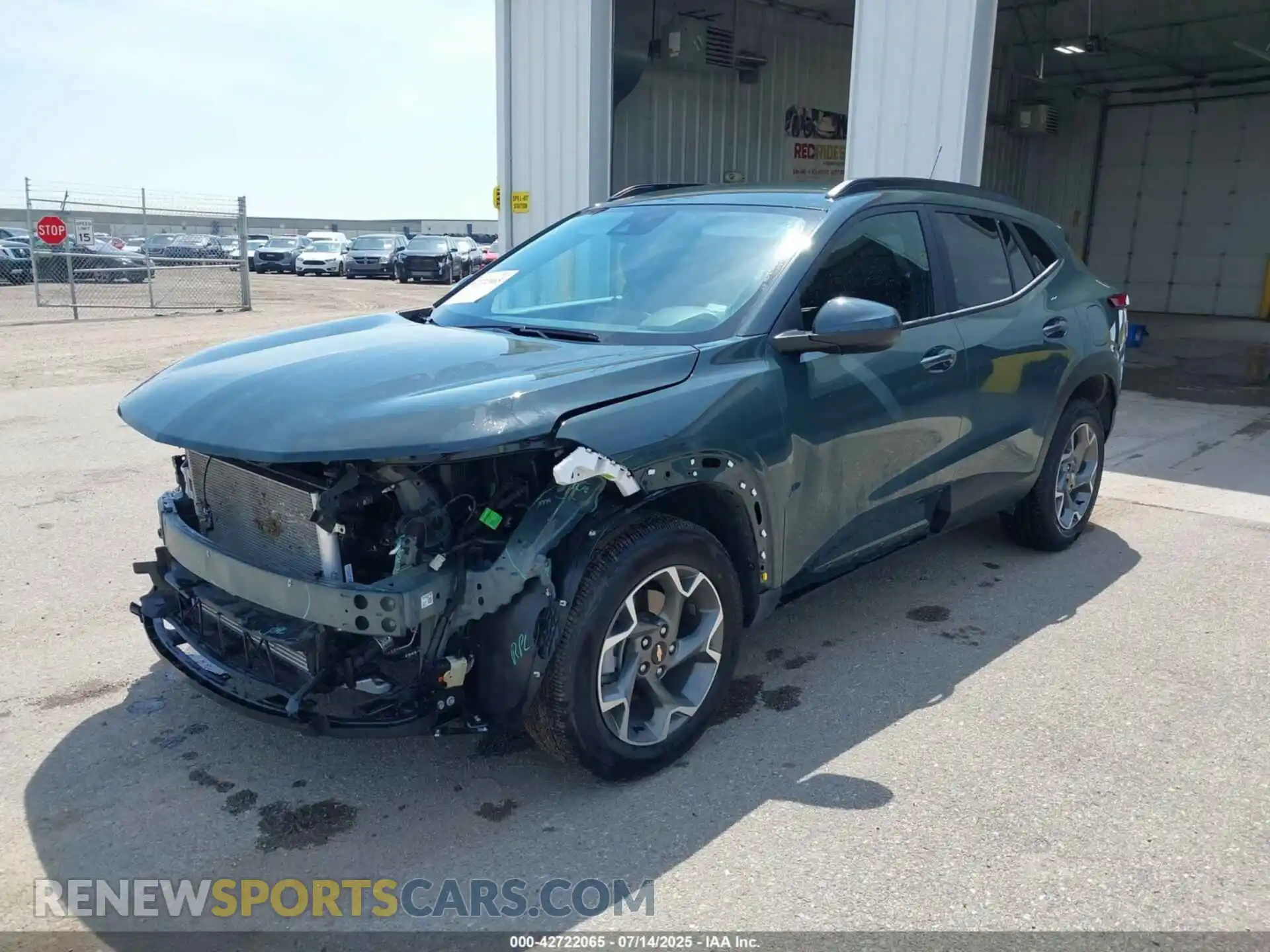 2 Photograph of a damaged car KL77LHEP6SC167777 CHEVROLET TRAX 2025