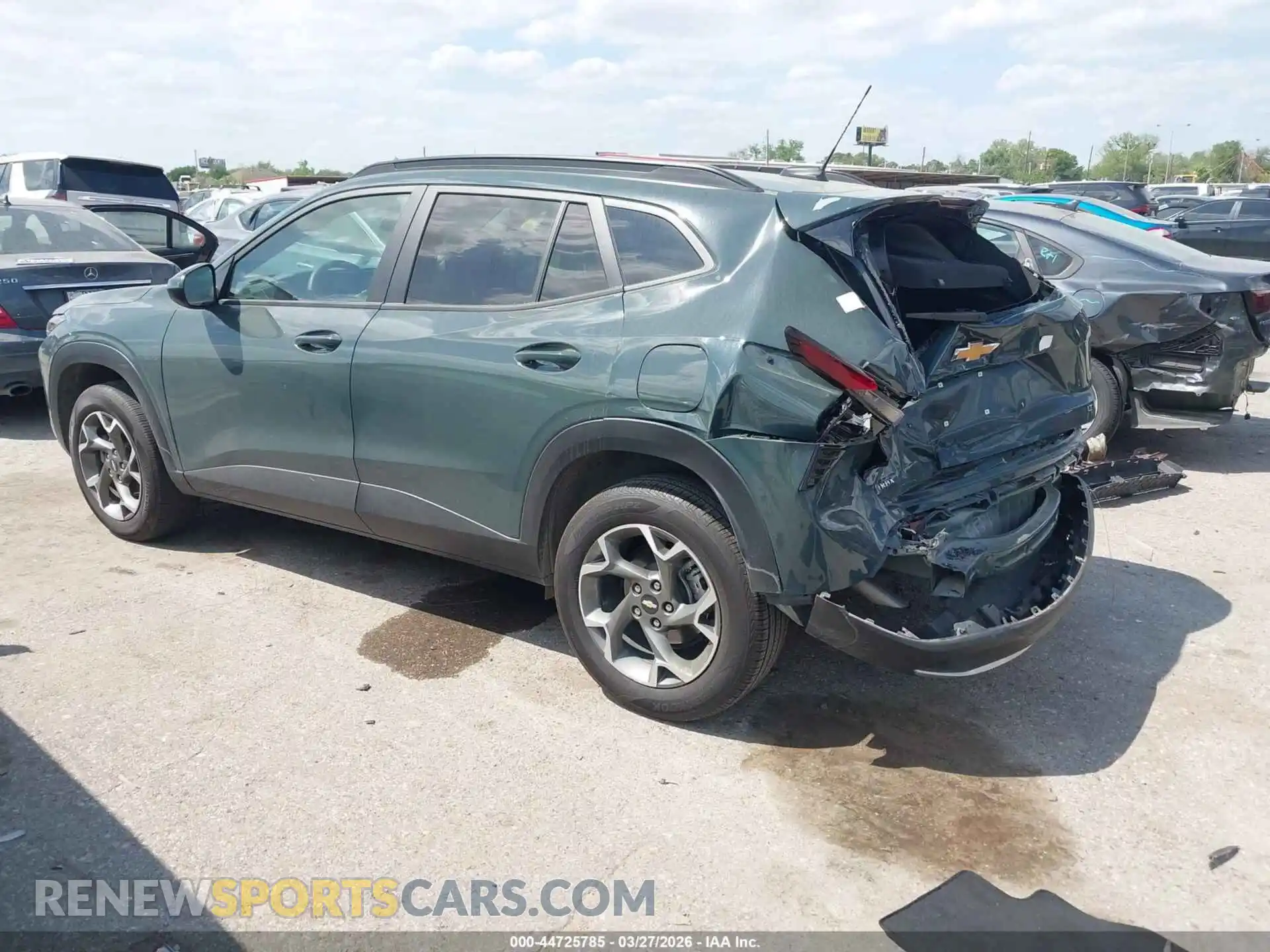 3 Photograph of a damaged car KL77LHEP6SC227203 CHEVROLET TRAX 2025