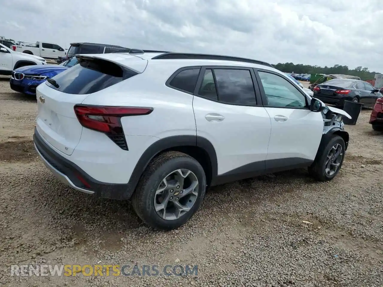 3 fotografías del automóvil dañado KL77LHEP6SC234989 CHEVROLET TRAX 2025