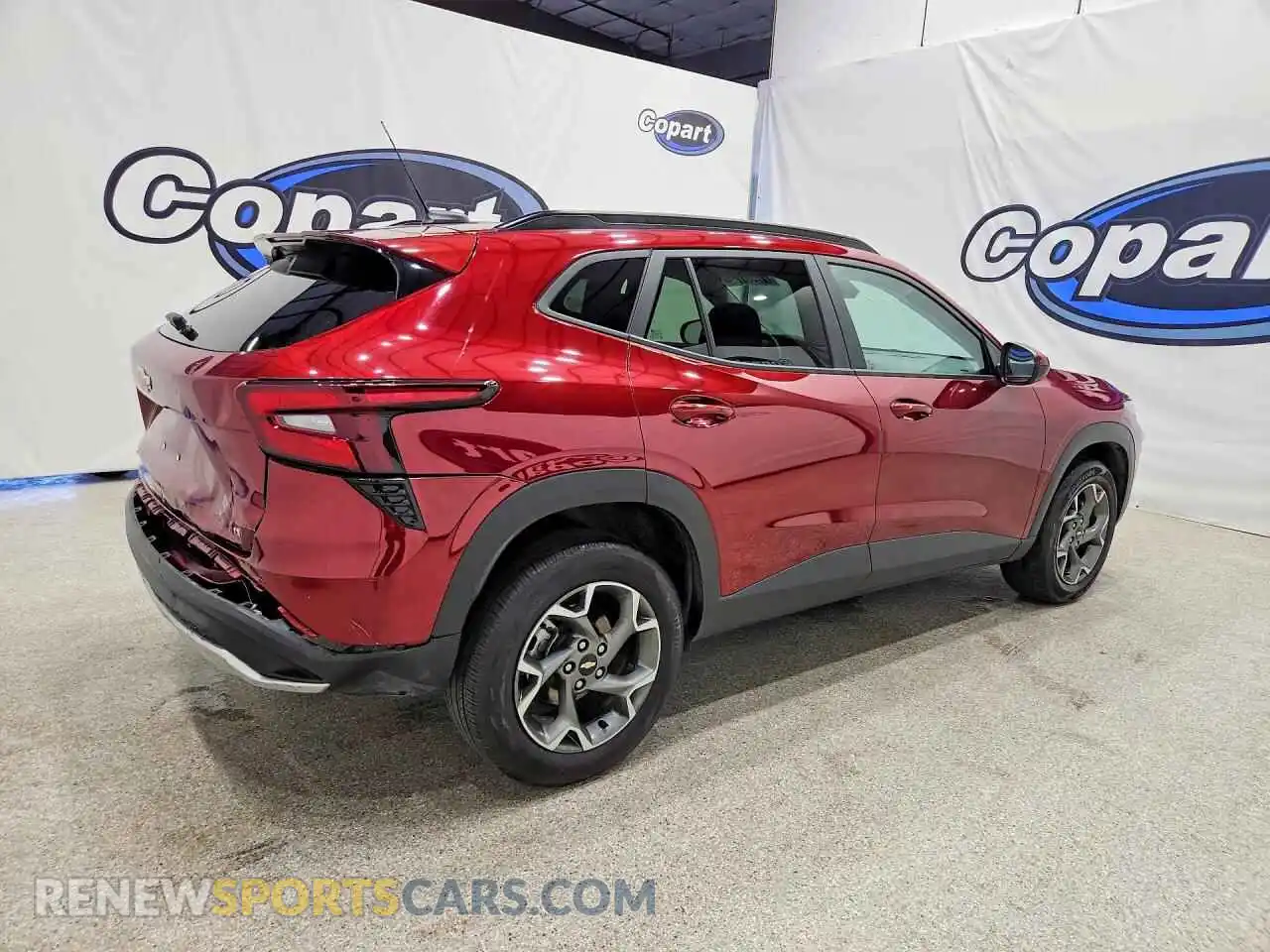 3 fotografías del automóvil dañado KL77LHEP6SC244048 CHEVROLET TRAX 2025