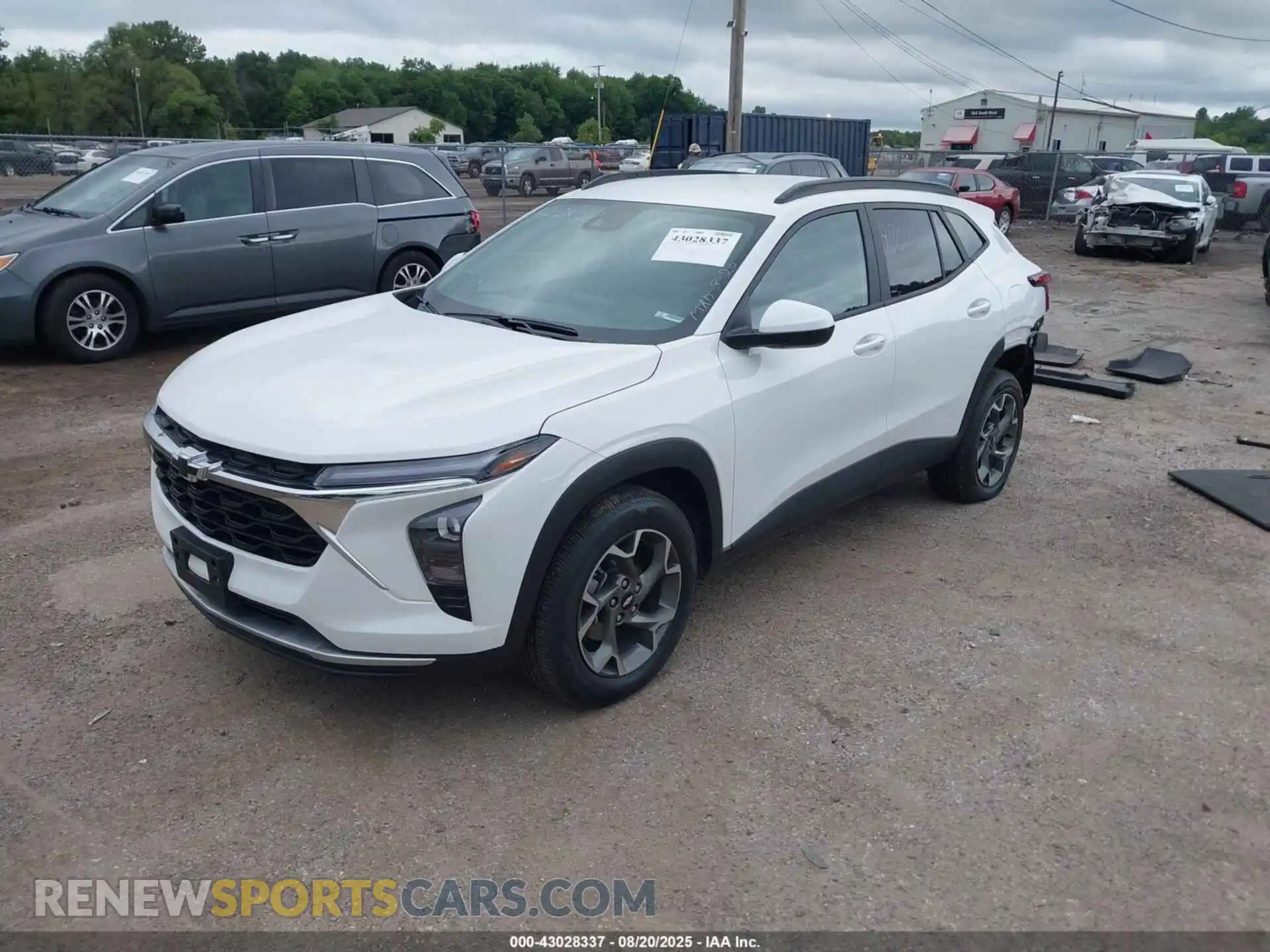 2 Photograph of a damaged car KL77LHEP6SC245460 CHEVROLET TRAX 2025