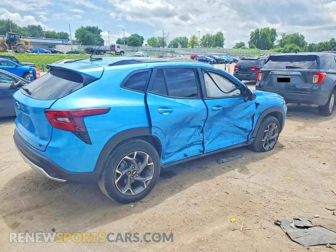3 Photograph of a damaged car KL77LHEP7SC121147 CHEVROLET TRAX 2025