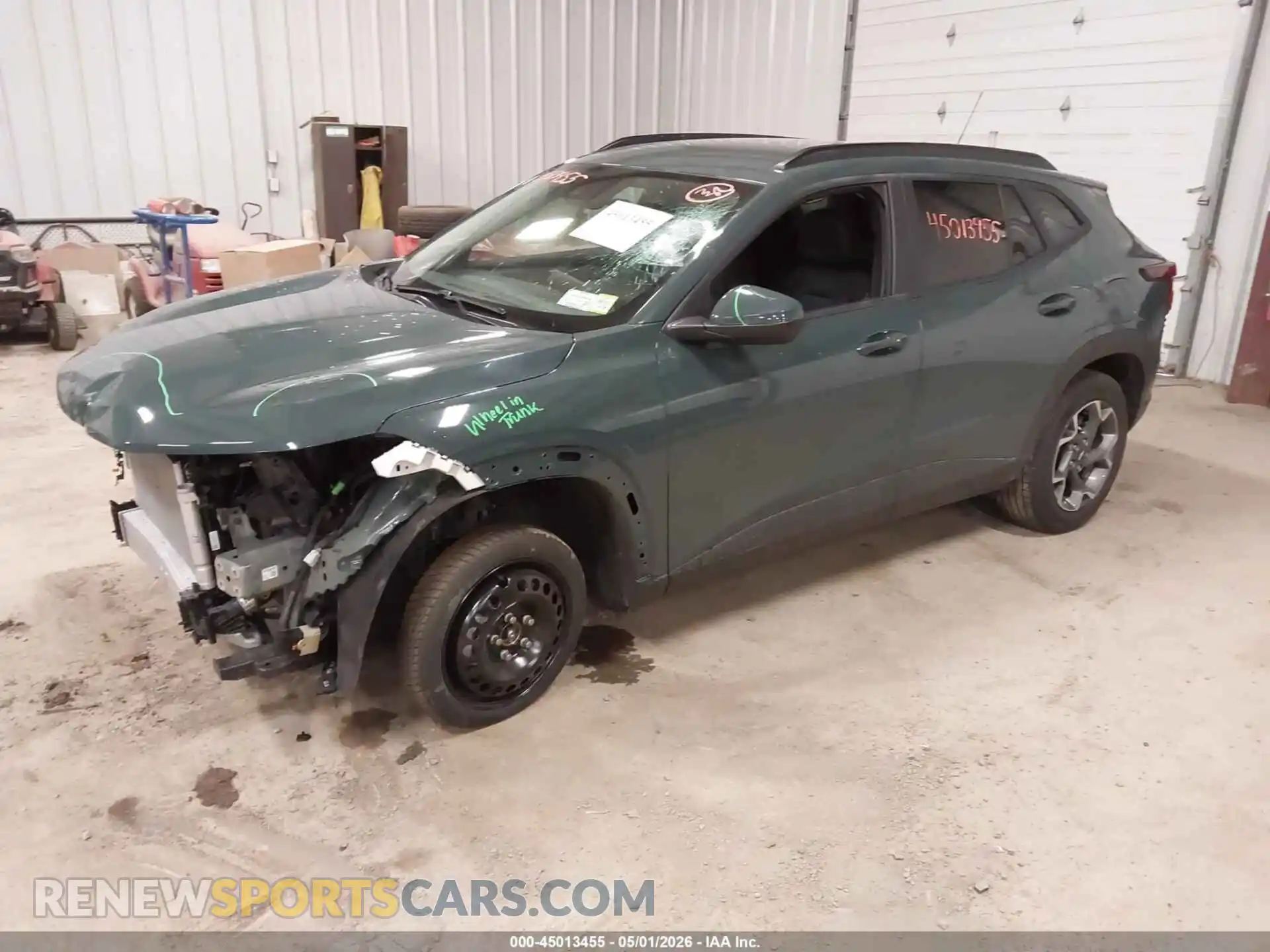 2 Photograph of a damaged car KL77LHEP7SC132956 CHEVROLET TRAX 2025