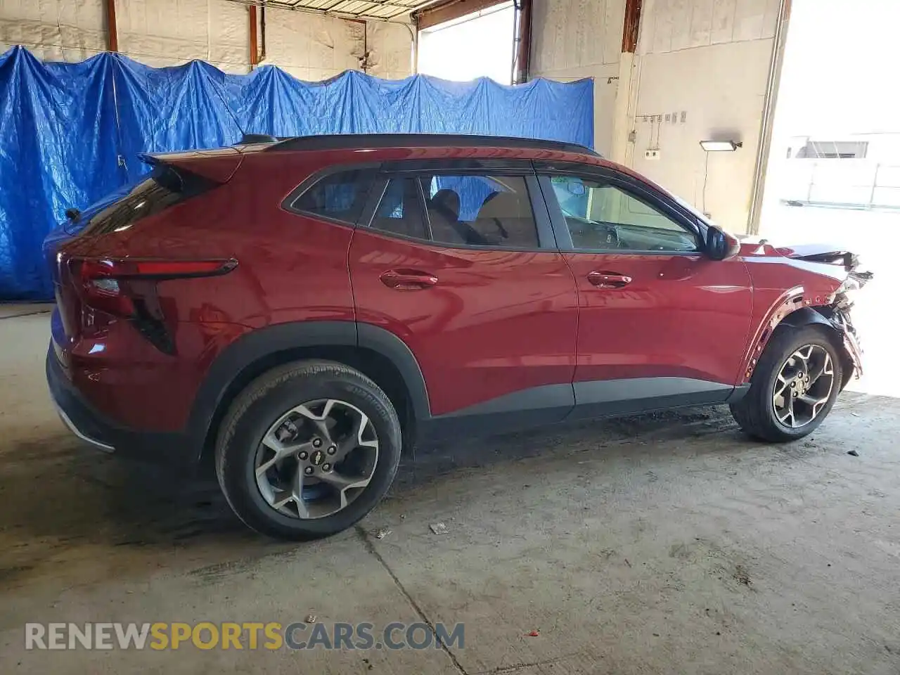 3 Photograph of a damaged car KL77LHEP7SC176682 CHEVROLET TRAX 2025