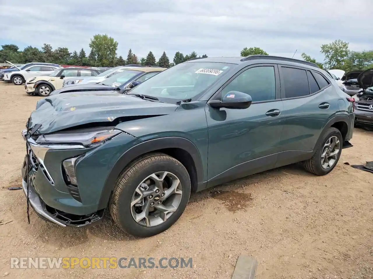 1 fotografías del automóvil dañado KL77LHEP7SC198276 CHEVROLET TRAX 2025