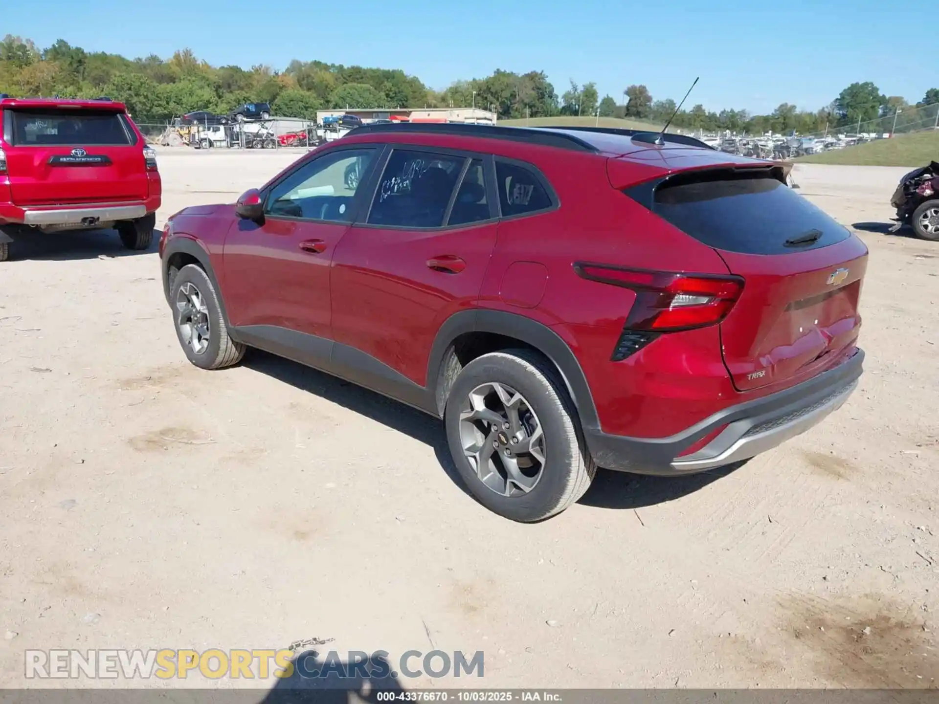 3 Photograph of a damaged car KL77LHEP7SC232961 CHEVROLET TRAX 2025