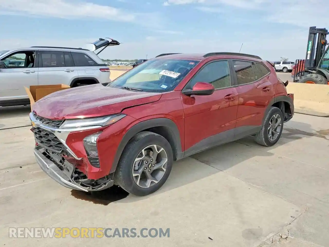 1 Photograph of a damaged car KL77LHEP7SC271730 CHEVROLET TRAX 2025
