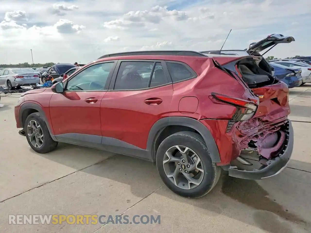 2 Photograph of a damaged car KL77LHEP7SC271730 CHEVROLET TRAX 2025