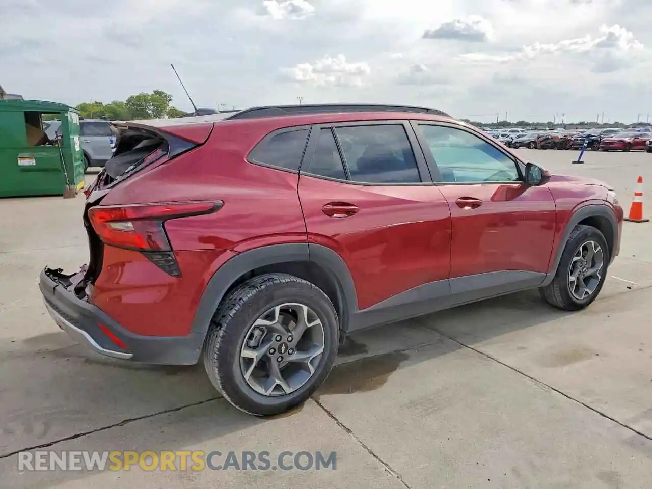 3 Photograph of a damaged car KL77LHEP7SC271730 CHEVROLET TRAX 2025