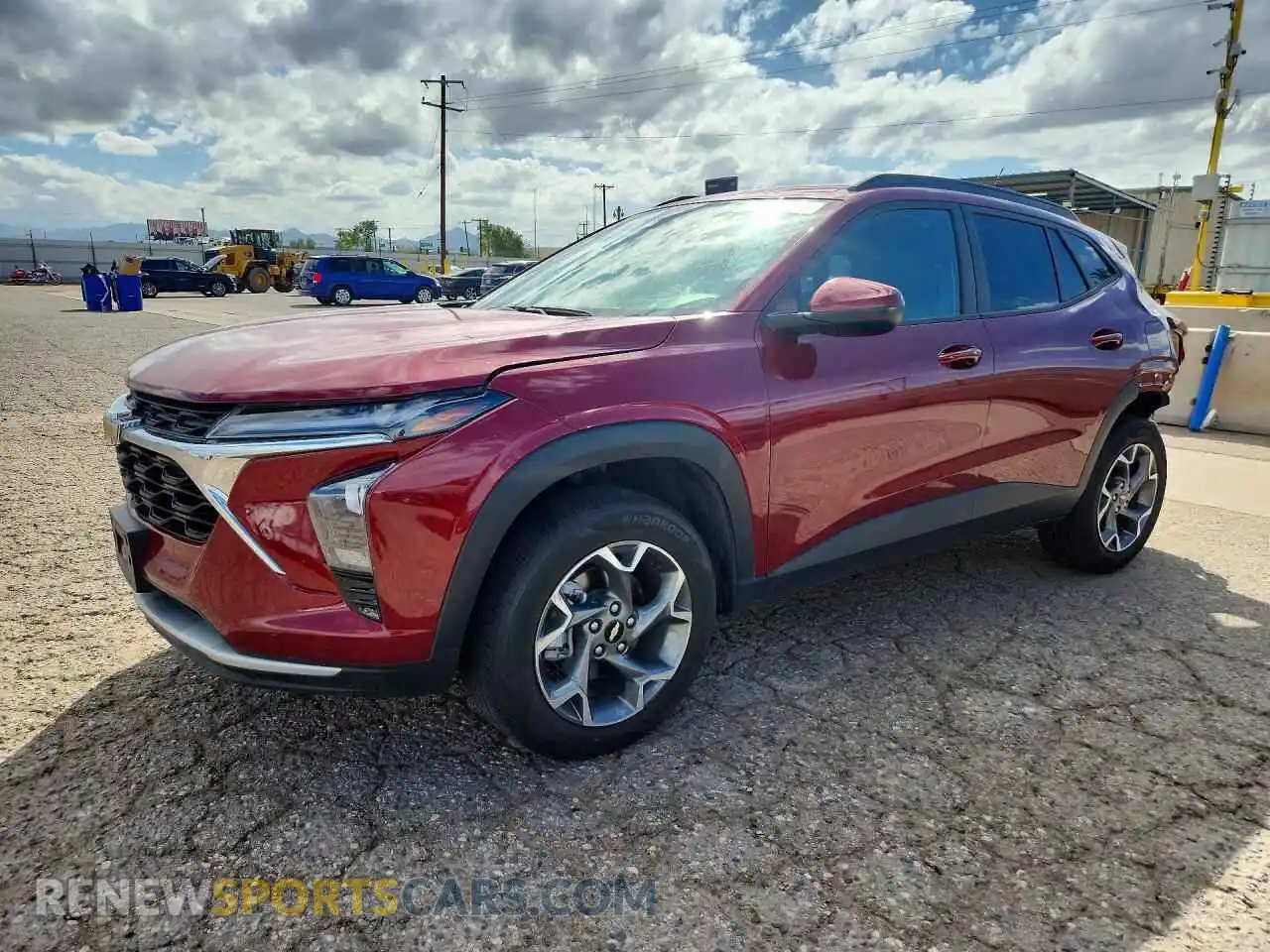 1 Photograph of a damaged car KL77LHEP7SC276880 CHEVROLET TRAX 2025