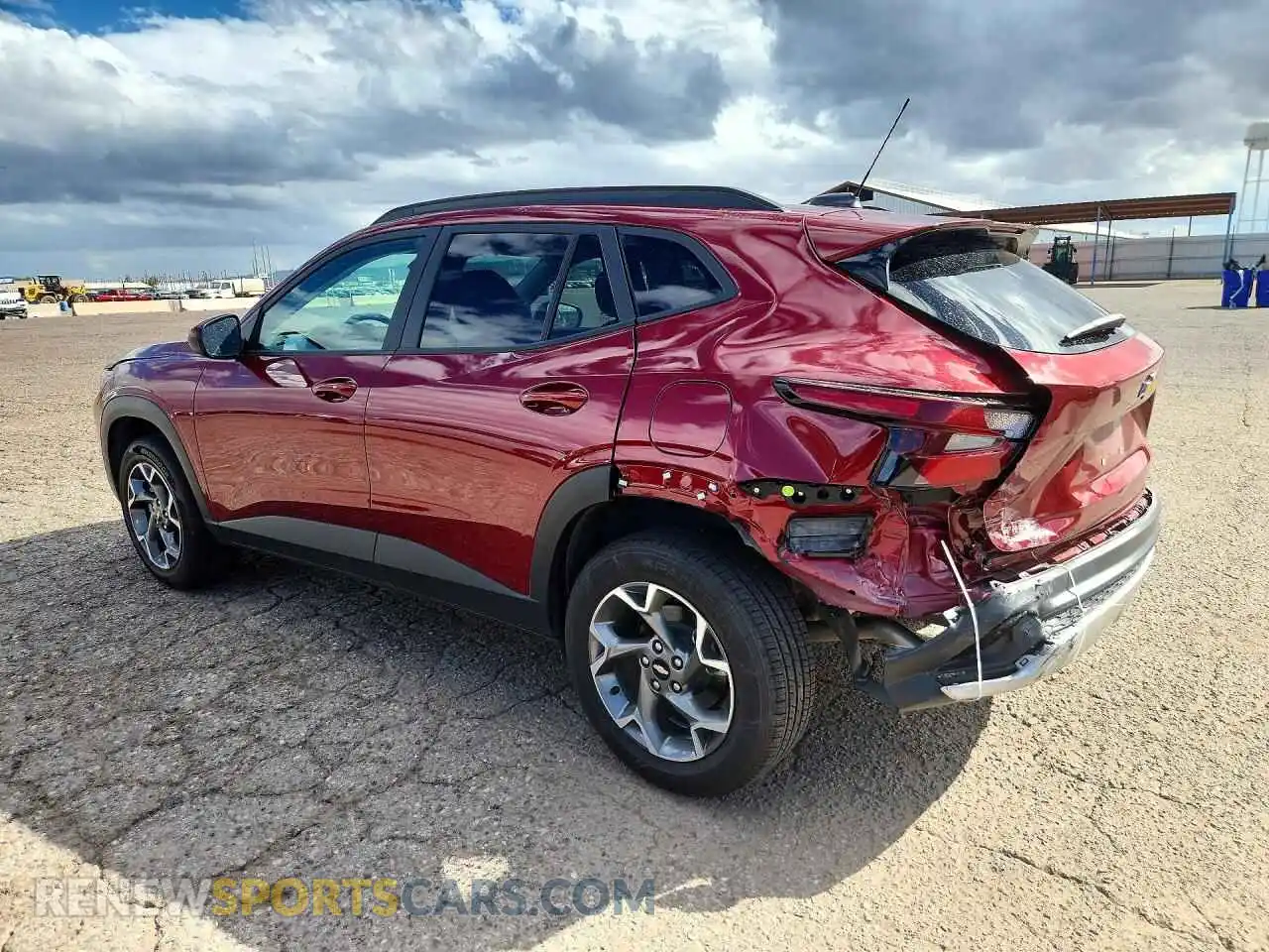 2 Photograph of a damaged car KL77LHEP7SC276880 CHEVROLET TRAX 2025
