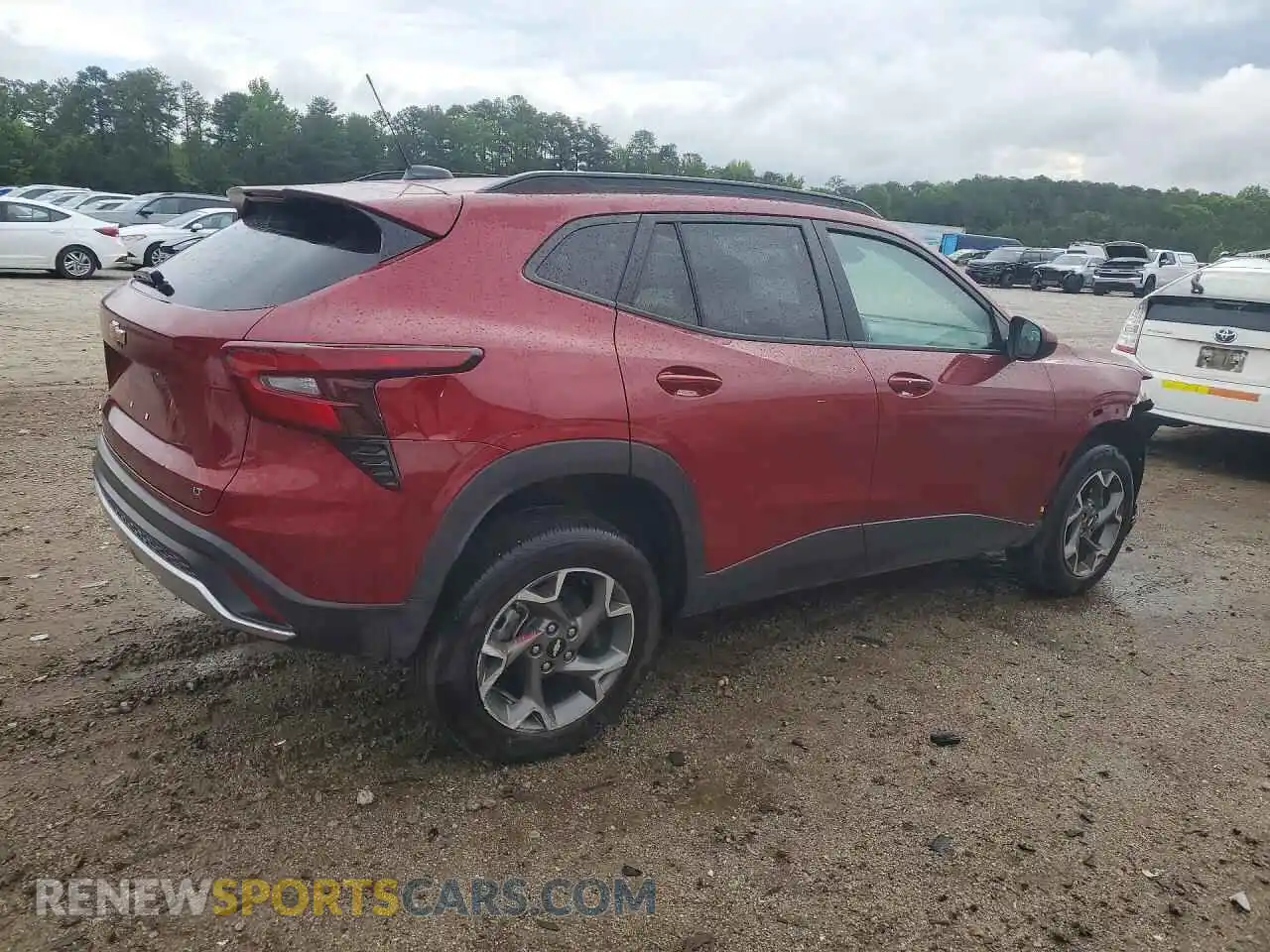 3 fotografías del automóvil dañado KL77LHEP7SC286860 CHEVROLET TRAX 2025