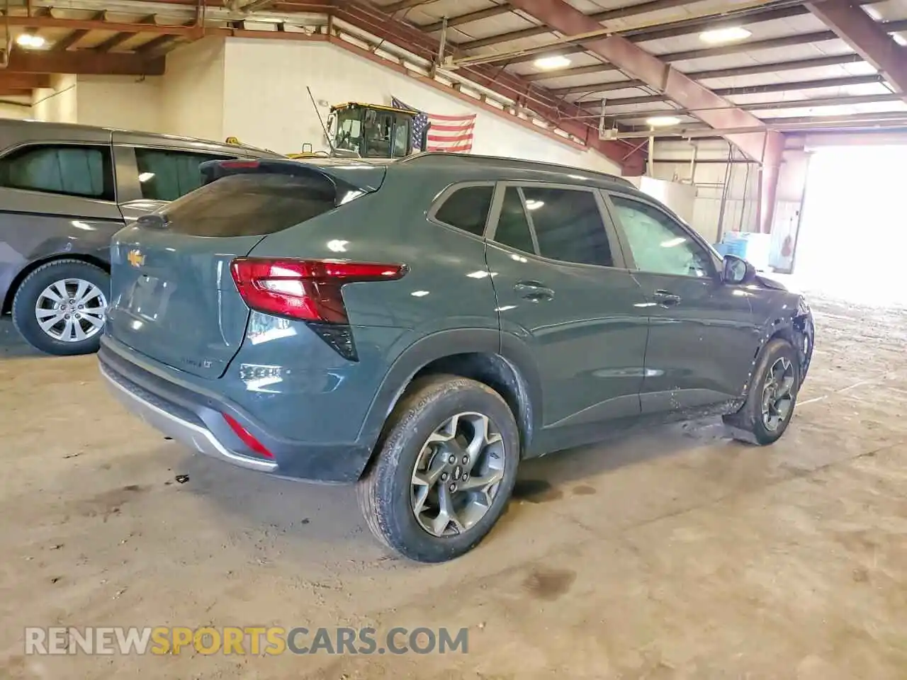 3 fotografías del automóvil dañado KL77LHEP8SC039105 CHEVROLET TRAX 2025