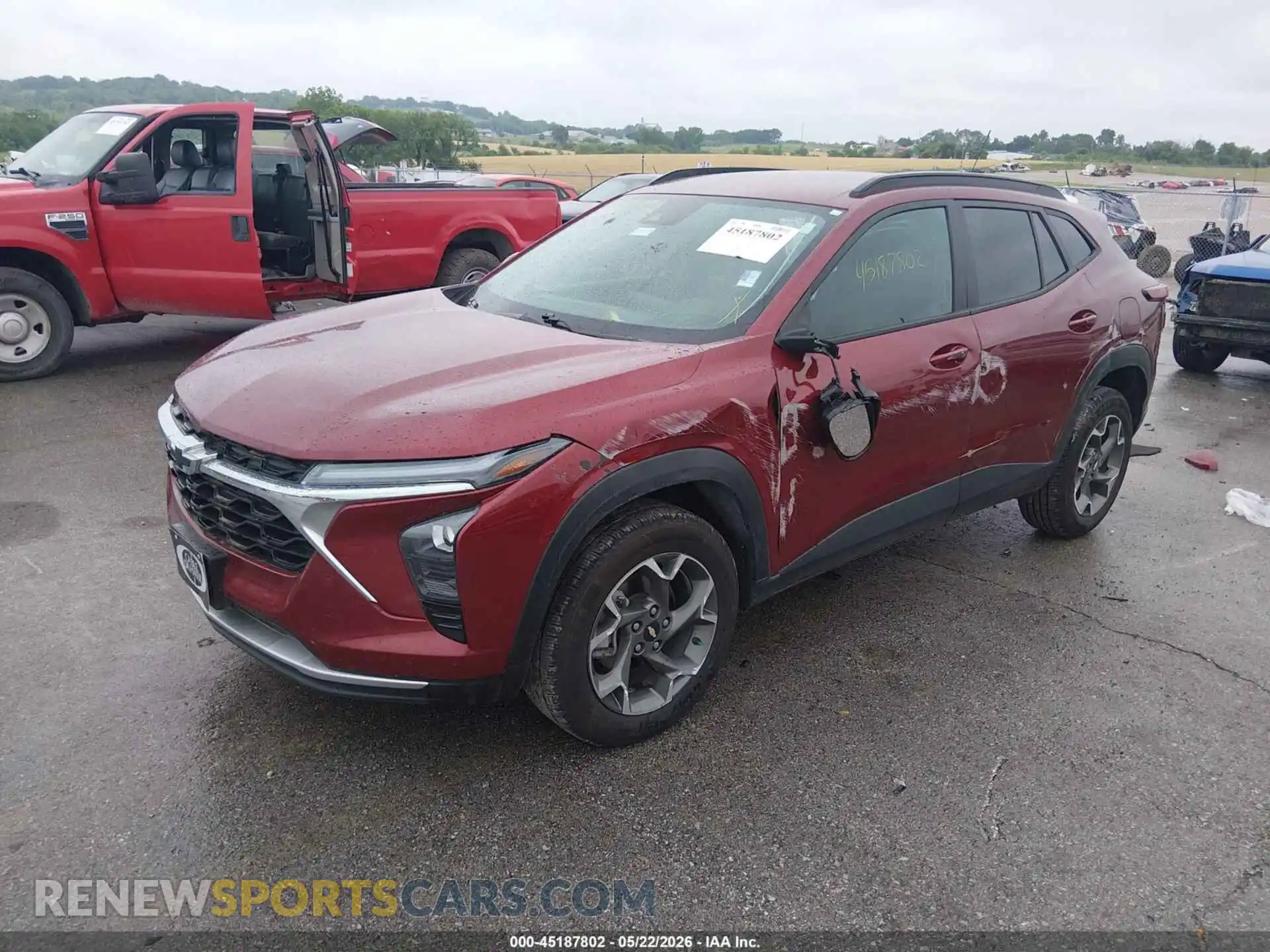 2 Photograph of a damaged car KL77LHEP8SC059225 CHEVROLET TRAX 2025