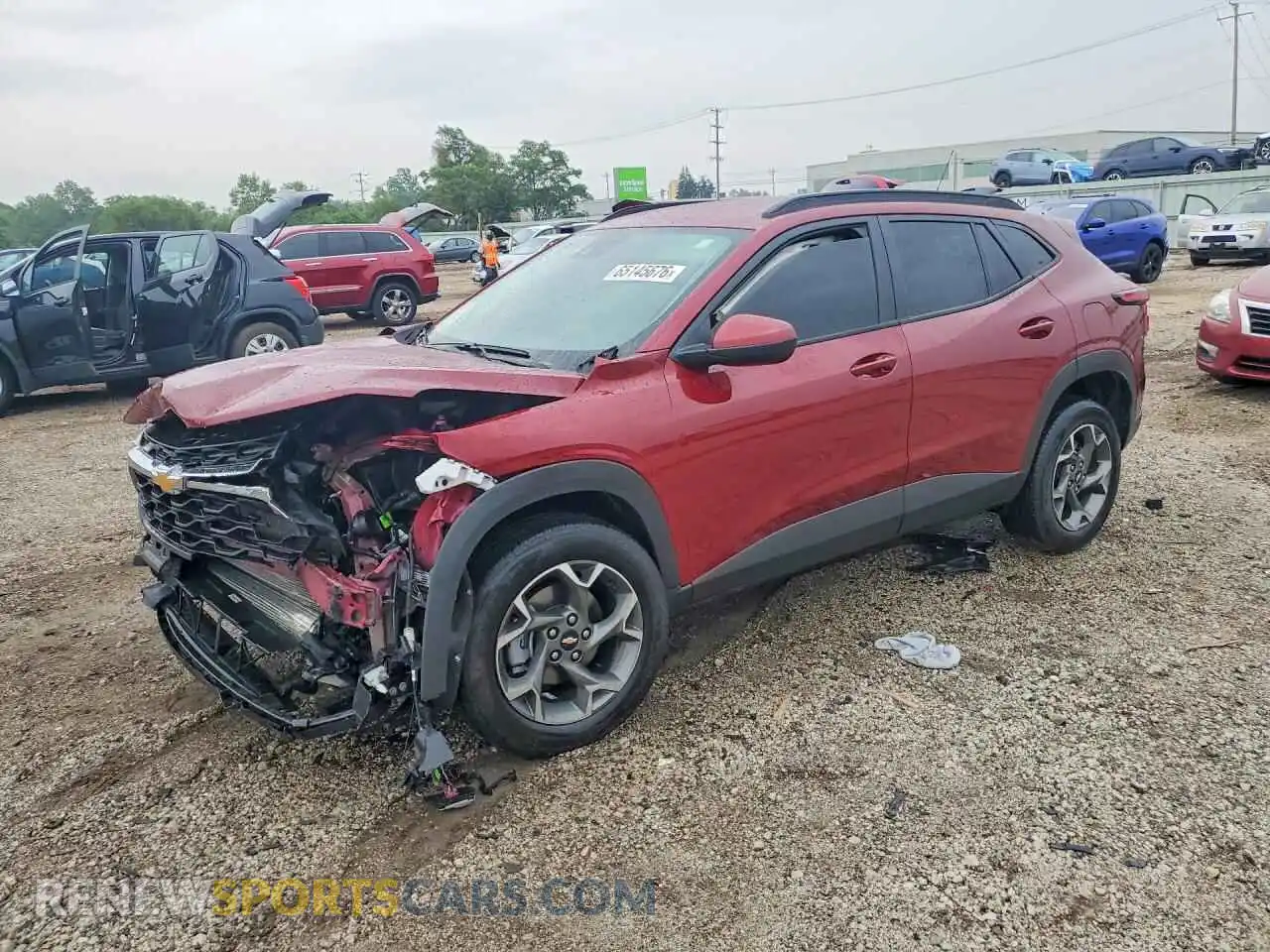 1 Photograph of a damaged car KL77LHEP8SC087400 CHEVROLET TRAX 2025
