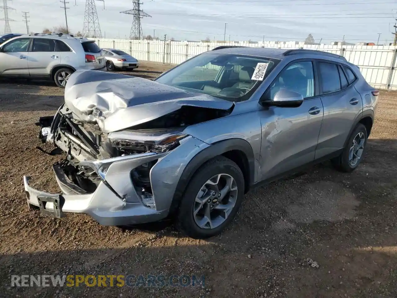 1 Фотография поврежденного автомобиля KL77LHEP8SC177775 CHEVROLET TRAX 2025