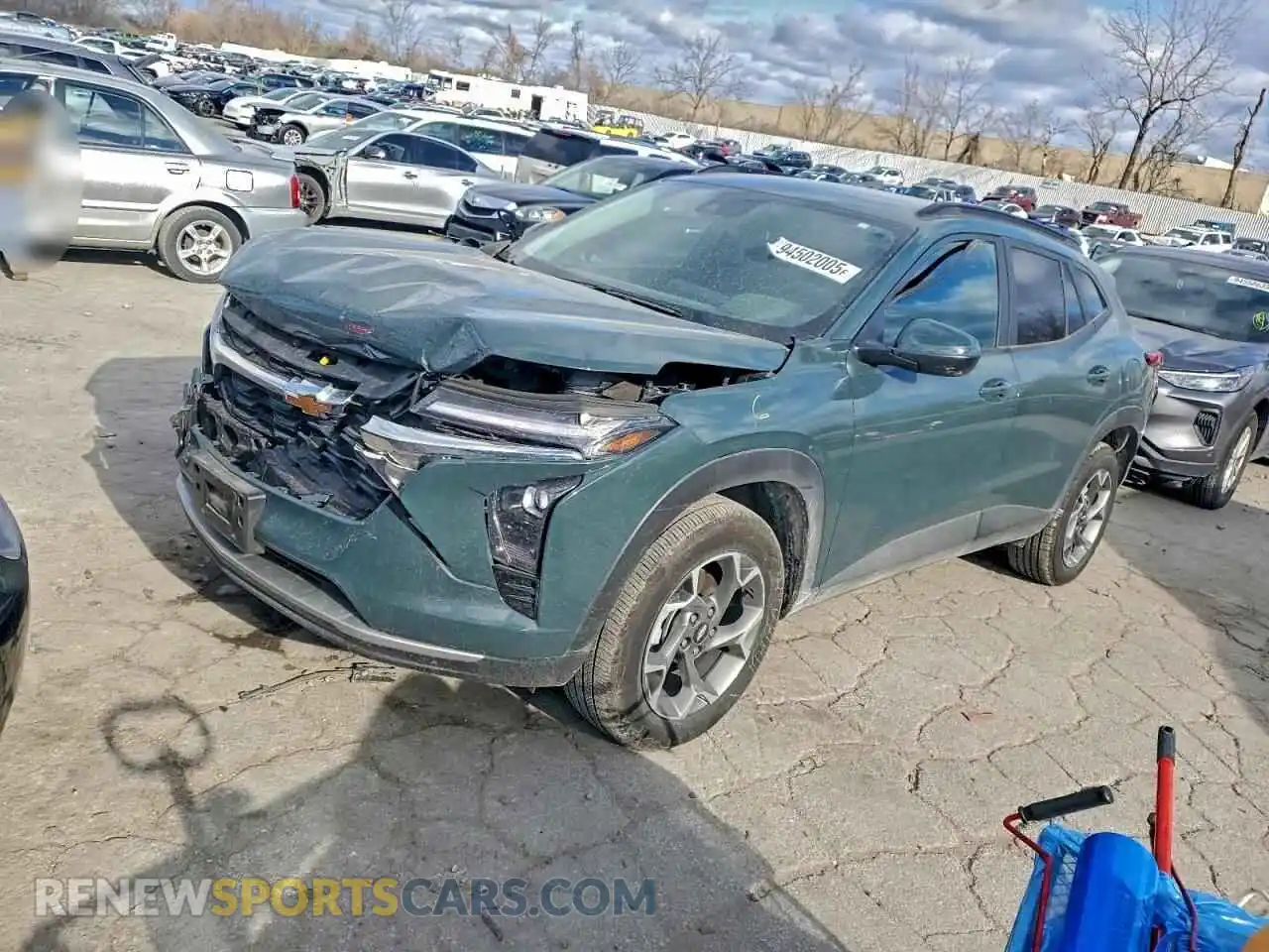 1 Photograph of a damaged car KL77LHEP8SC178098 CHEVROLET TRAX 2025