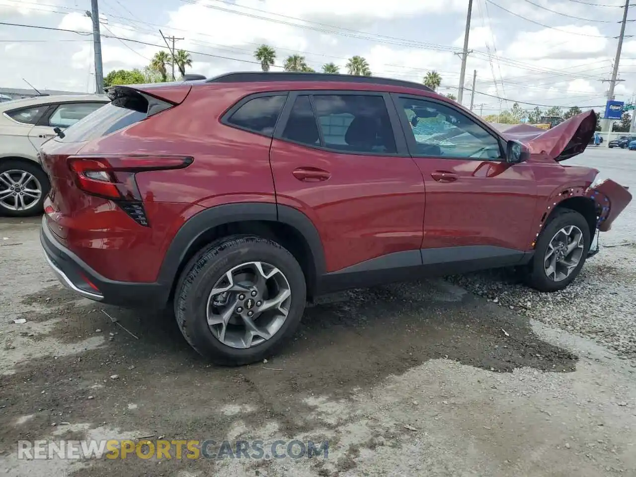 3 Photograph of a damaged car KL77LHEP8SC195841 CHEVROLET TRAX 2025