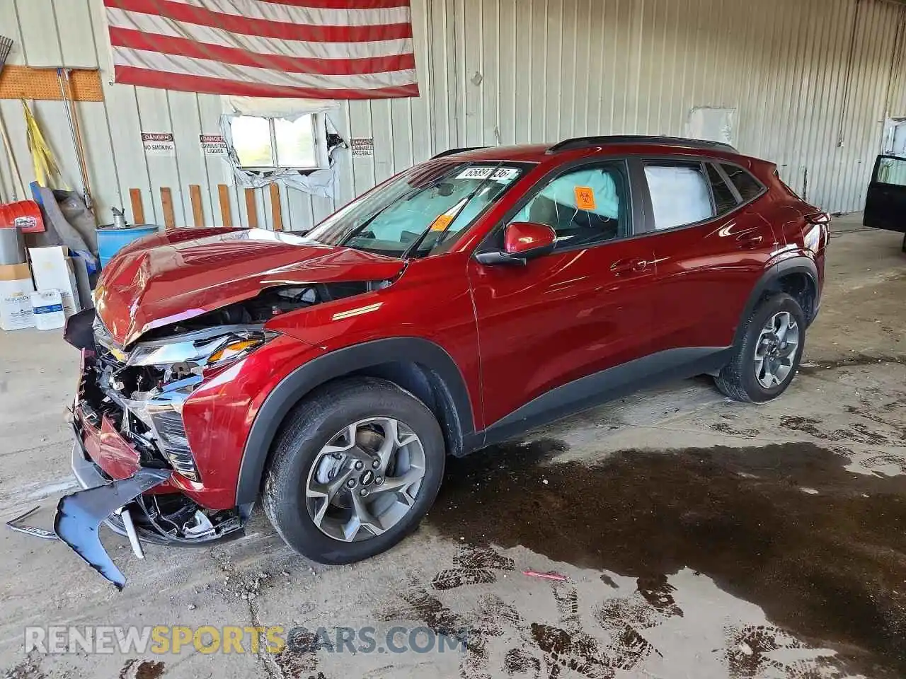 1 Photograph of a damaged car KL77LHEP8SC237294 CHEVROLET TRAX 2025