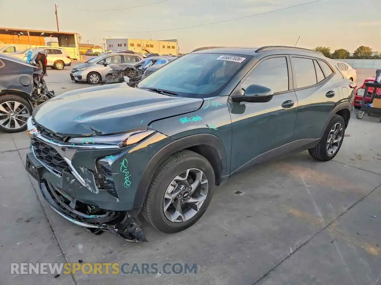 1 Photograph of a damaged car KL77LHEP8SC238977 CHEVROLET TRAX 2025