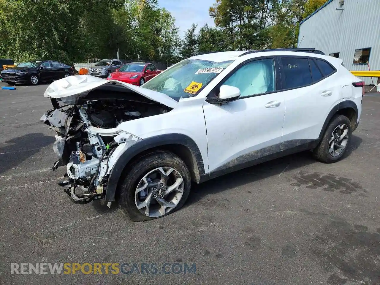1 Photograph of a damaged car KL77LHEP8SC319543 CHEVROLET TRAX 2025