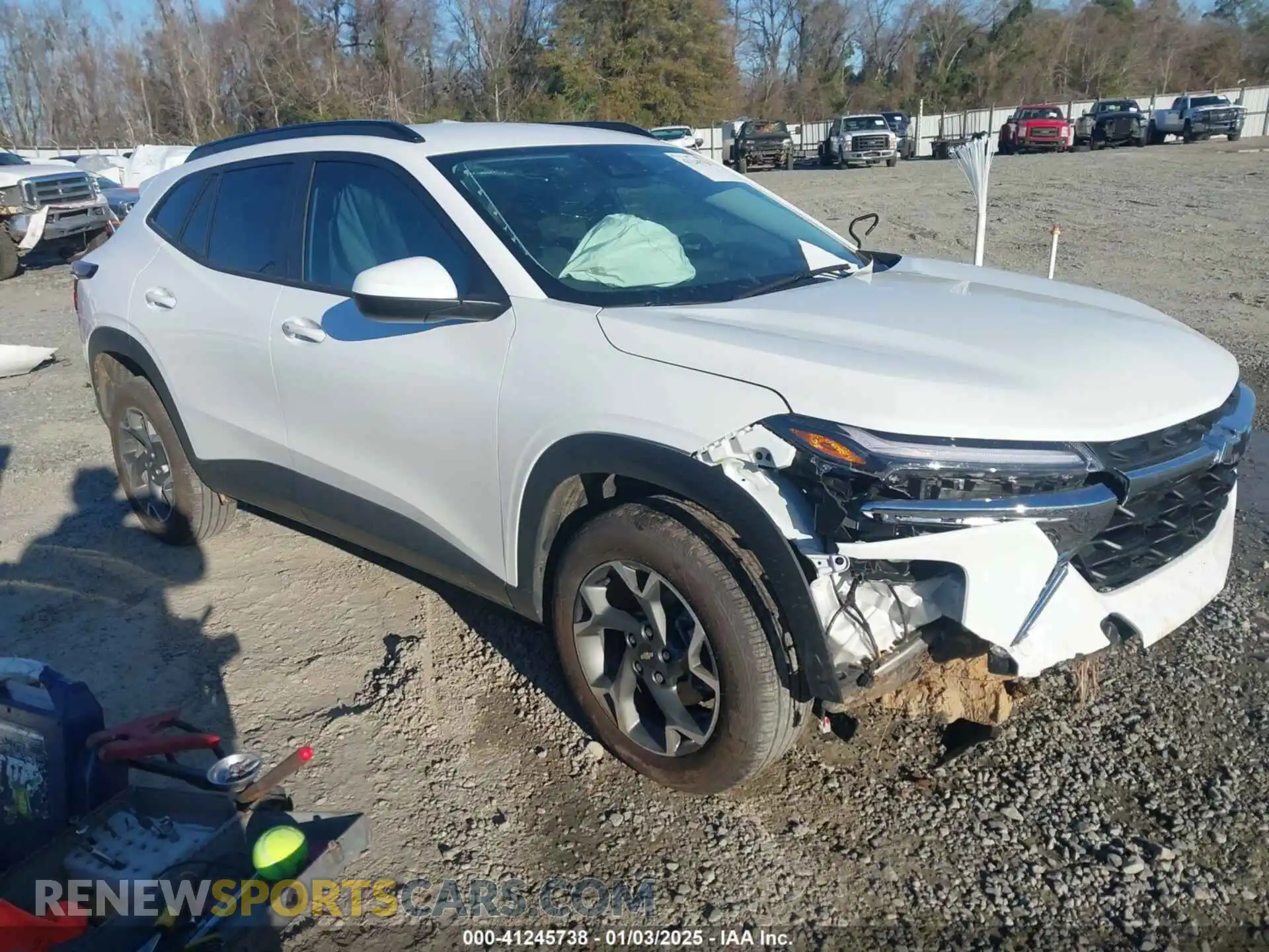 1 fotografías del automóvil dañado KL77LHEP9SC024354 CHEVROLET TRAX 2025