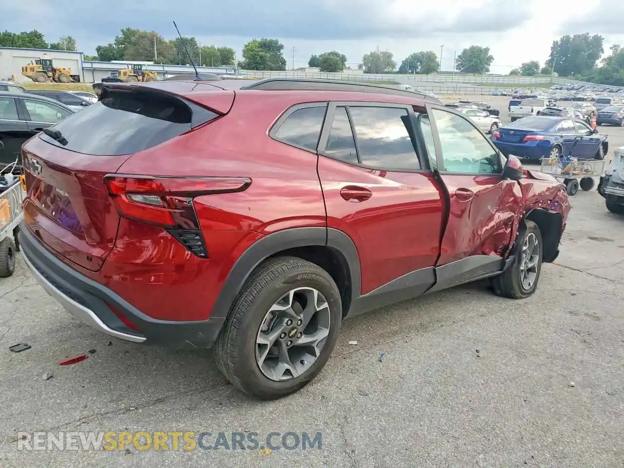 3 Photograph of a damaged car KL77LHEP9SC108125 CHEVROLET TRAX 2025