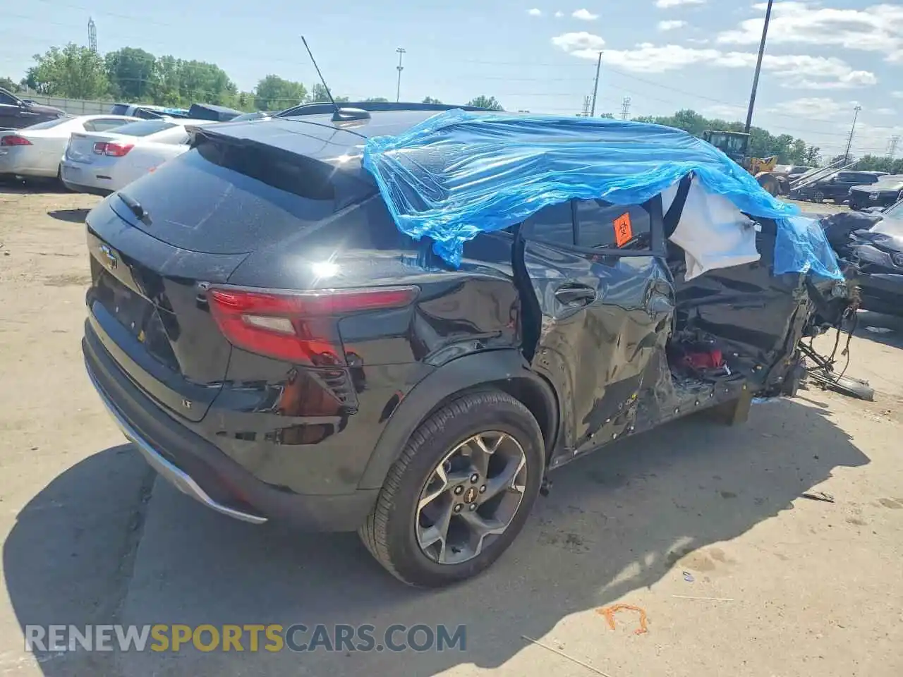 3 fotografías del automóvil dañado KL77LHEP9SC131744 CHEVROLET TRAX 2025
