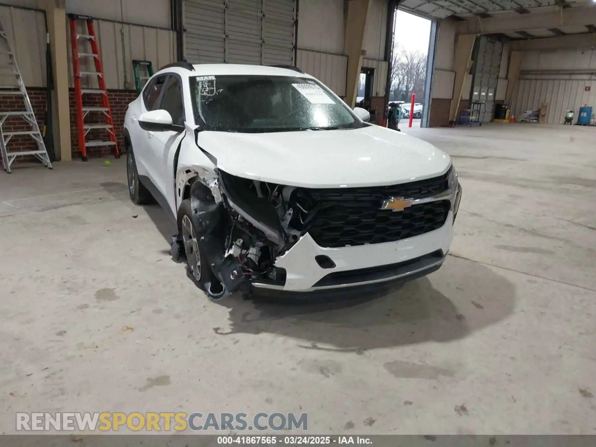 1 Photograph of a damaged car KL77LHEP9SC138564 CHEVROLET TRAX 2025