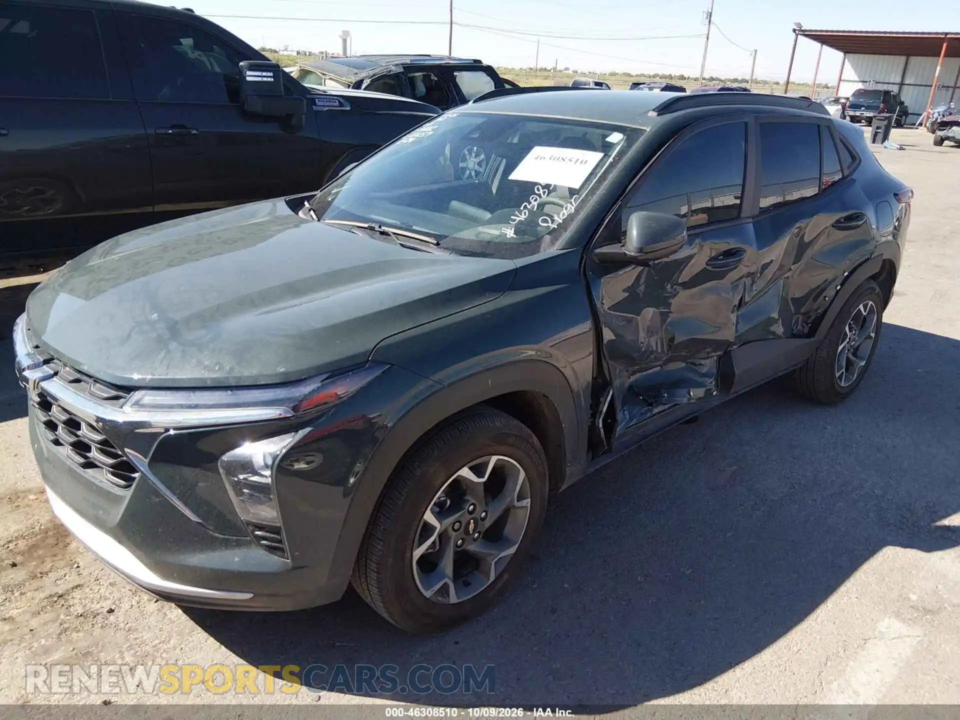 2 fotografías del automóvil dañado KL77LHEP9SC183682 CHEVROLET TRAX 2025
