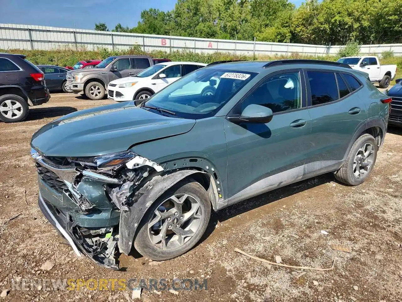 1 Photograph of a damaged car KL77LHEP9SC207933 CHEVROLET TRAX 2025