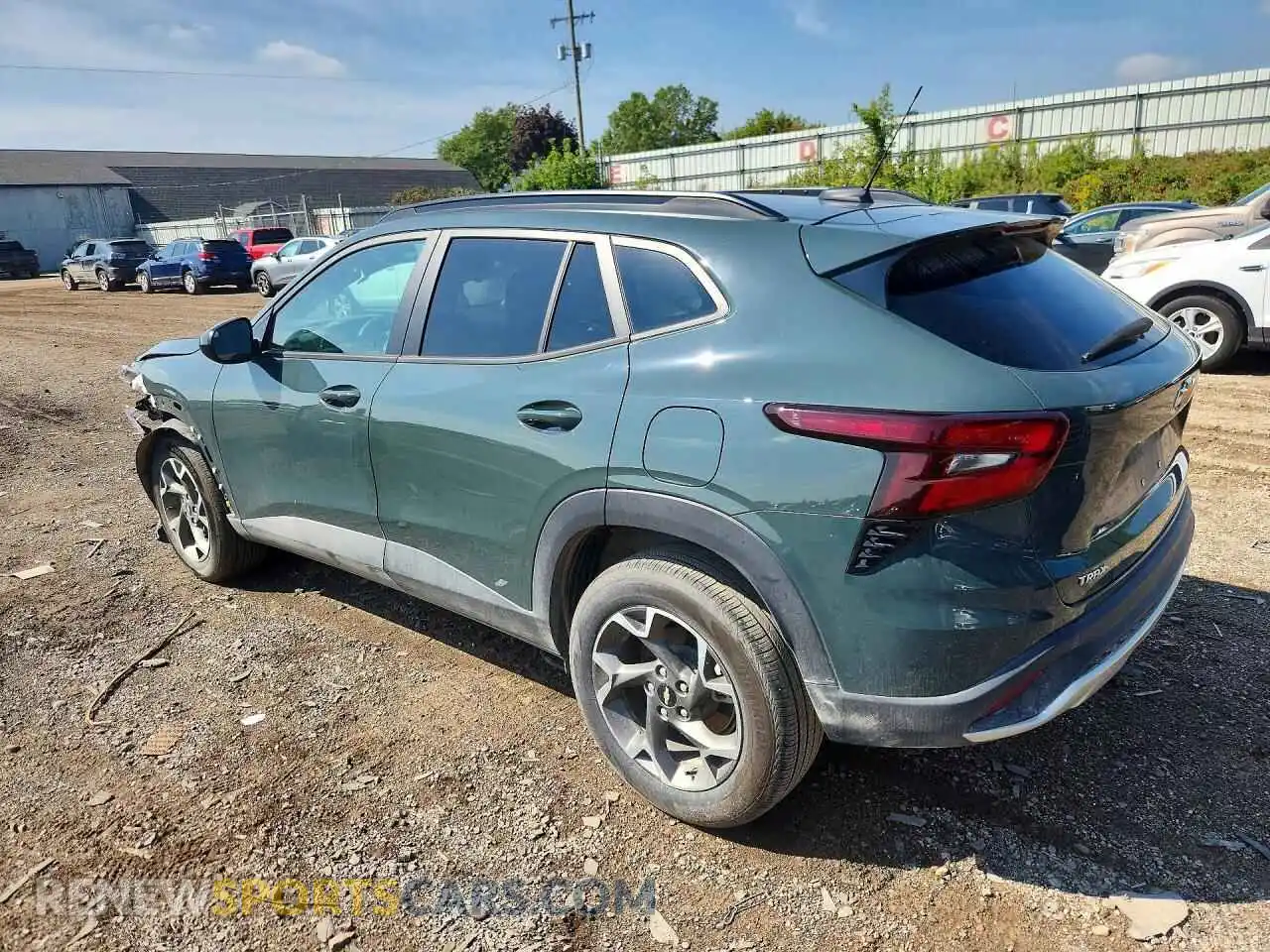 2 Photograph of a damaged car KL77LHEP9SC207933 CHEVROLET TRAX 2025