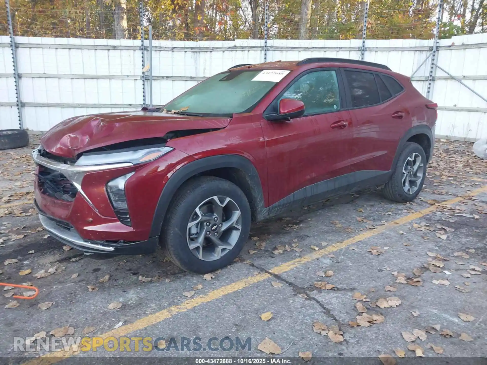 2 Photograph of a damaged car KL77LHEP9SC247056 CHEVROLET TRAX 2025