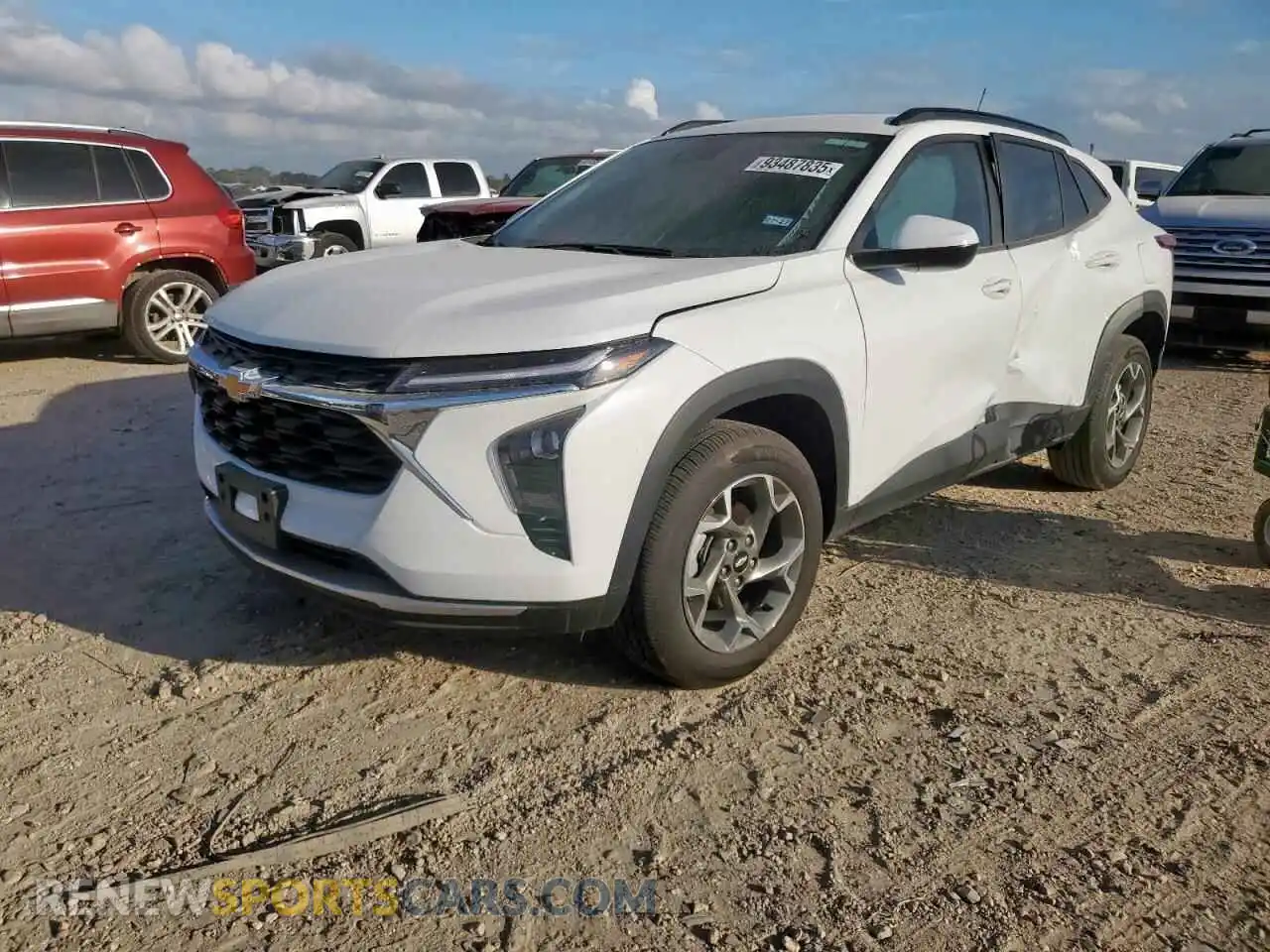 1 Photograph of a damaged car KL77LHEP9SC280445 CHEVROLET TRAX 2025