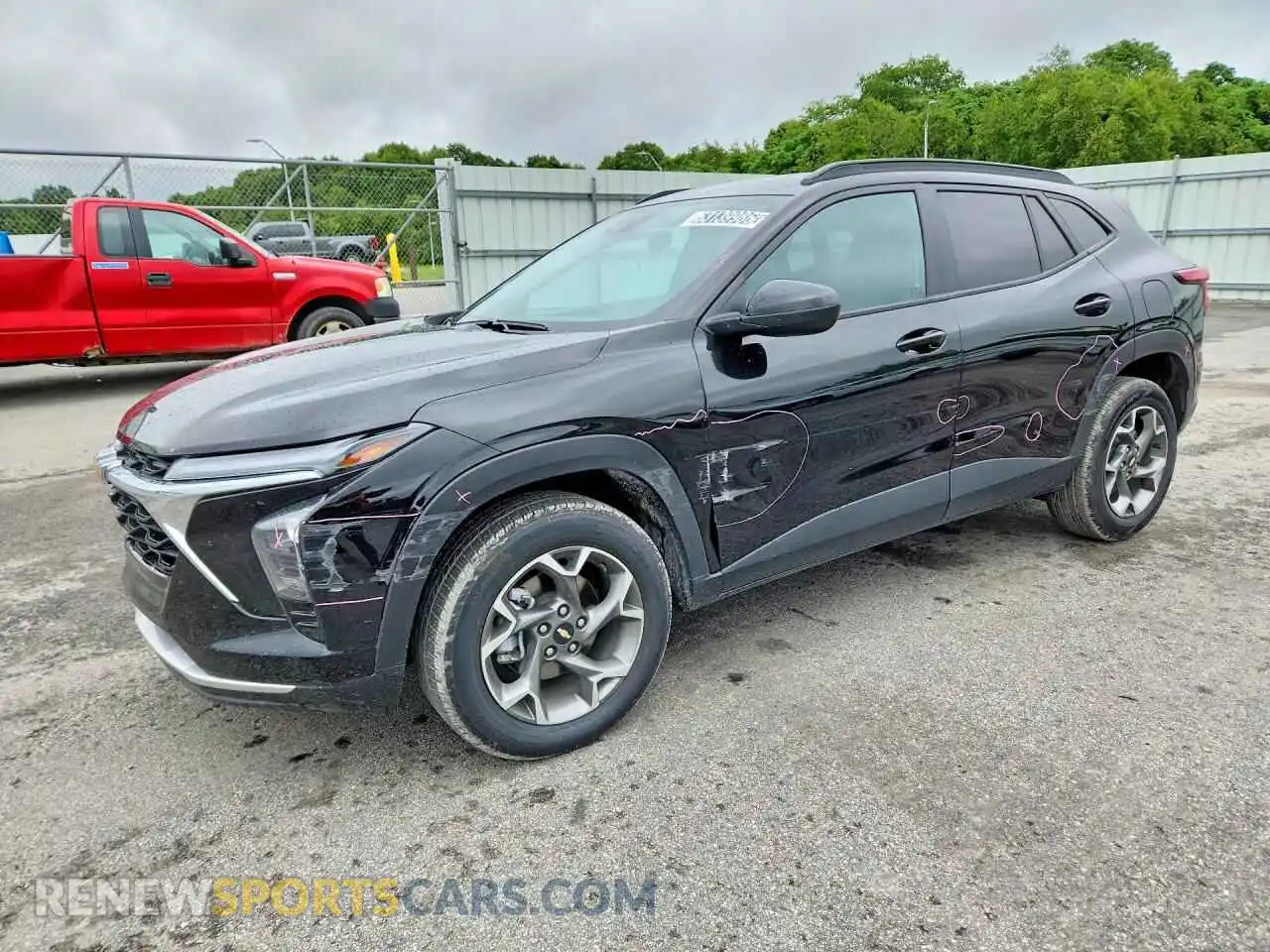 1 Photograph of a damaged car KL77LHEPXSC175395 CHEVROLET TRAX 2025