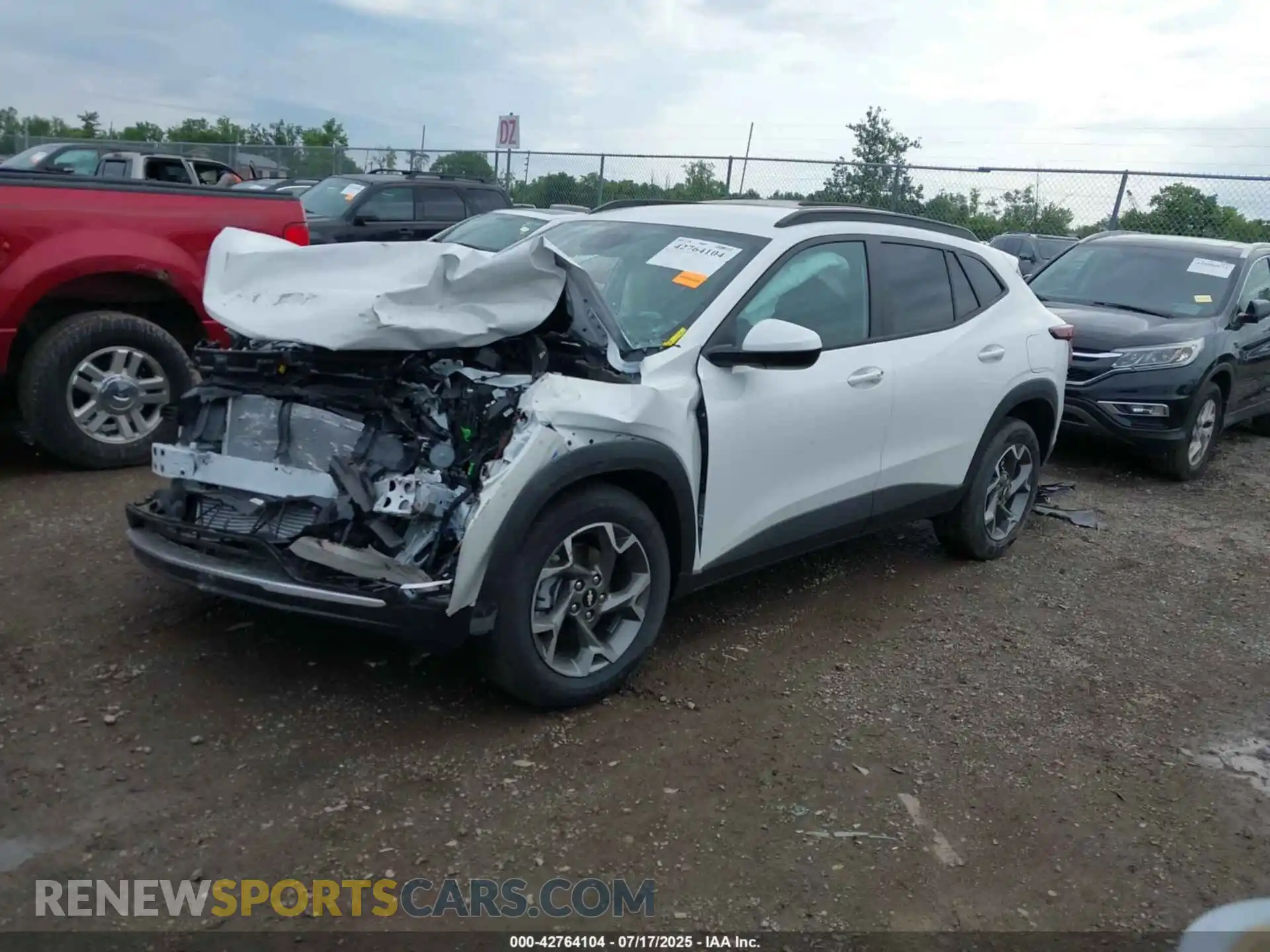 2 Photograph of a damaged car KL77LHEPXSC213773 CHEVROLET TRAX 2025
