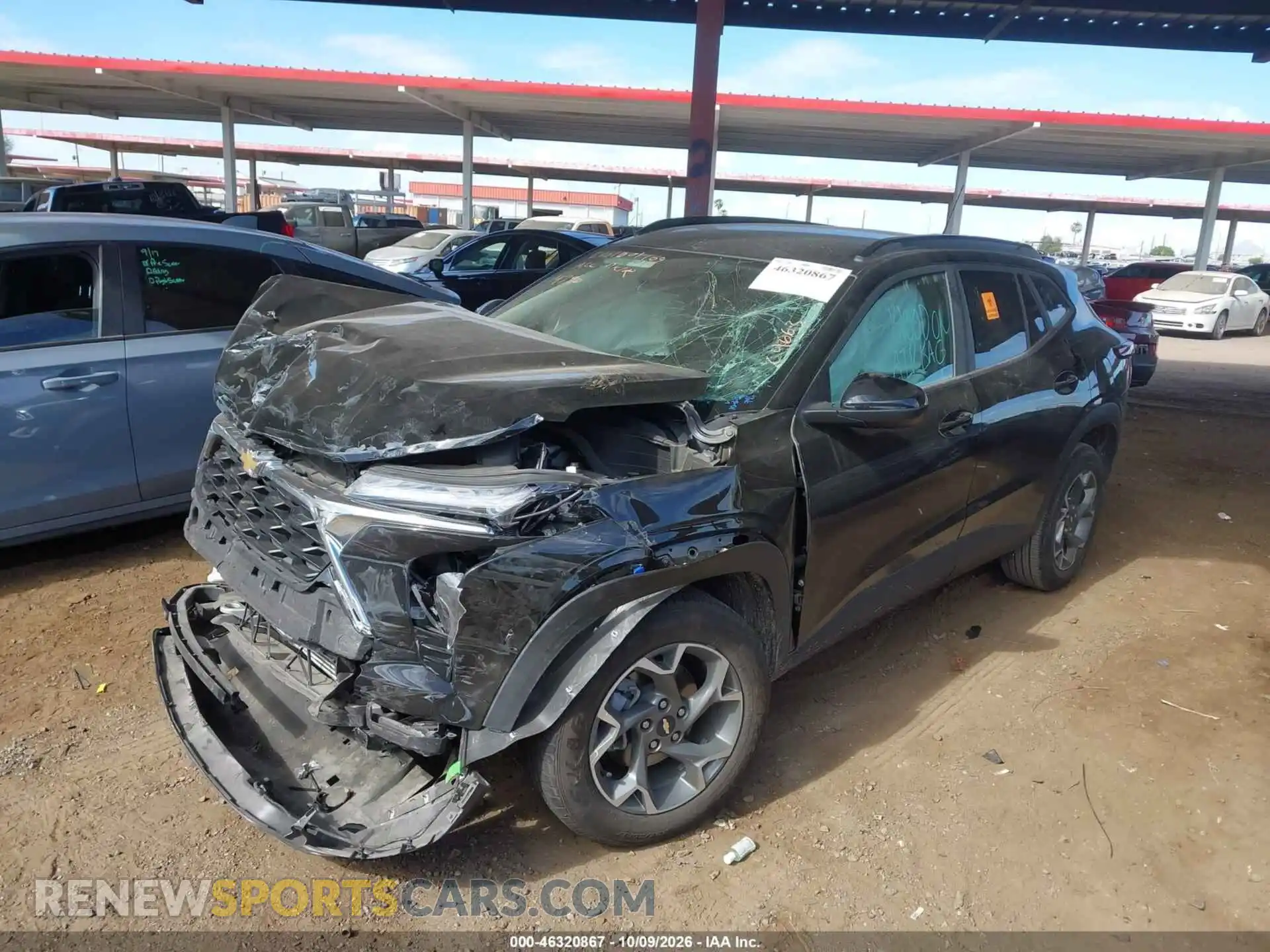 2 Фотография поврежденного автомобиля KL77LHEPXSC214390 CHEVROLET TRAX 2025
