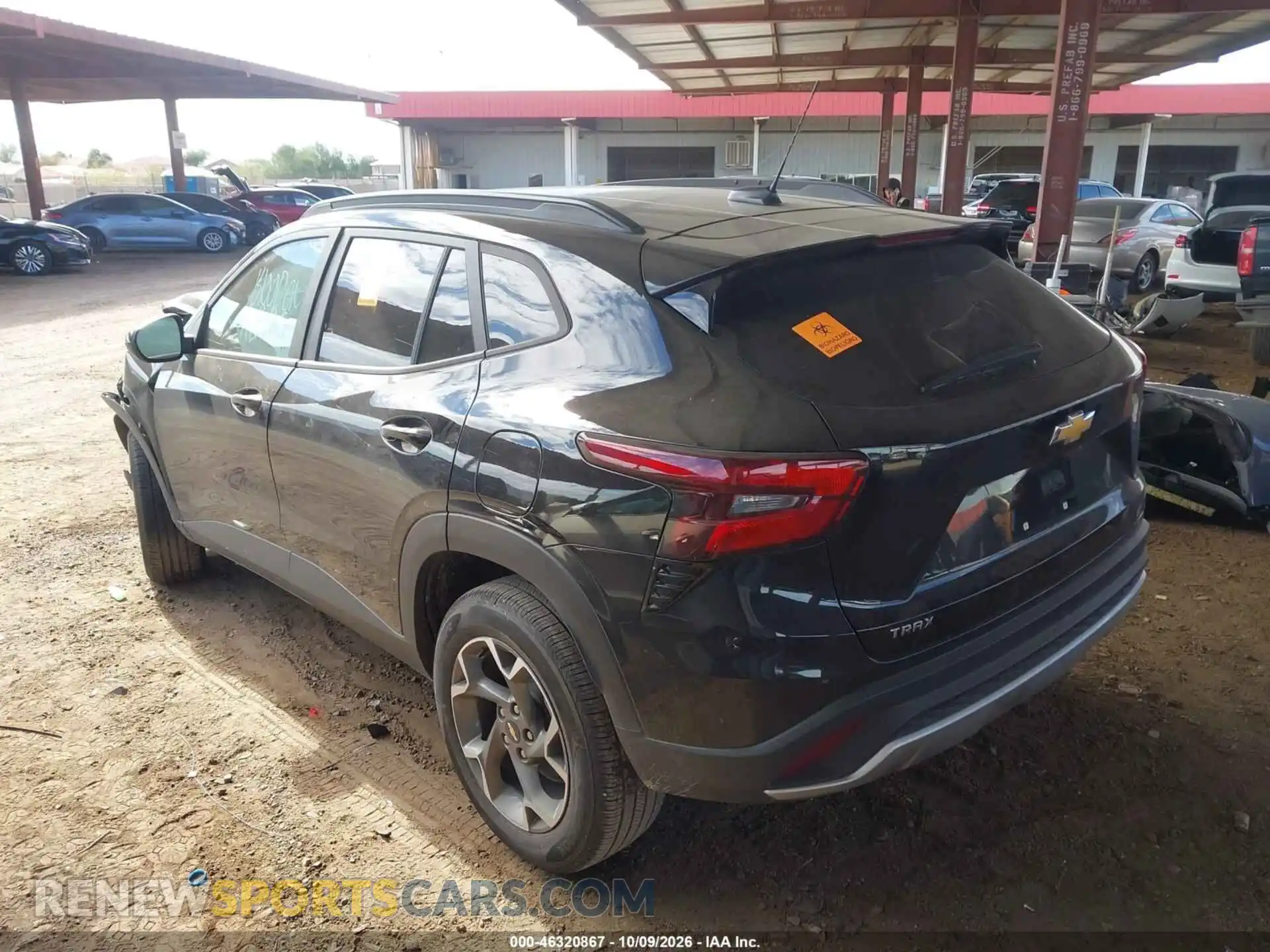 3 Фотография поврежденного автомобиля KL77LHEPXSC214390 CHEVROLET TRAX 2025