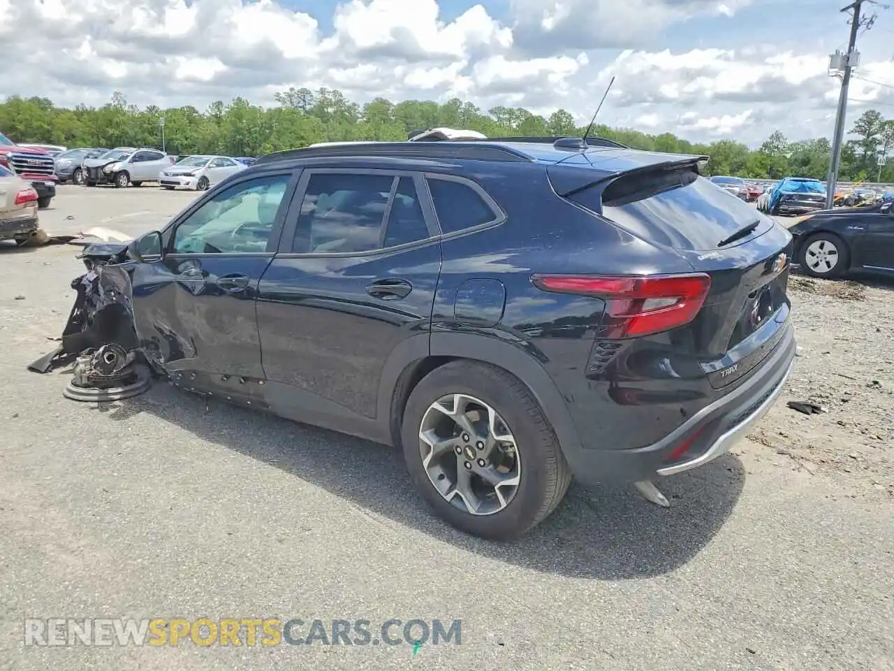 2 Photograph of a damaged car KL77LHEPXSC232355 CHEVROLET TRAX 2025
