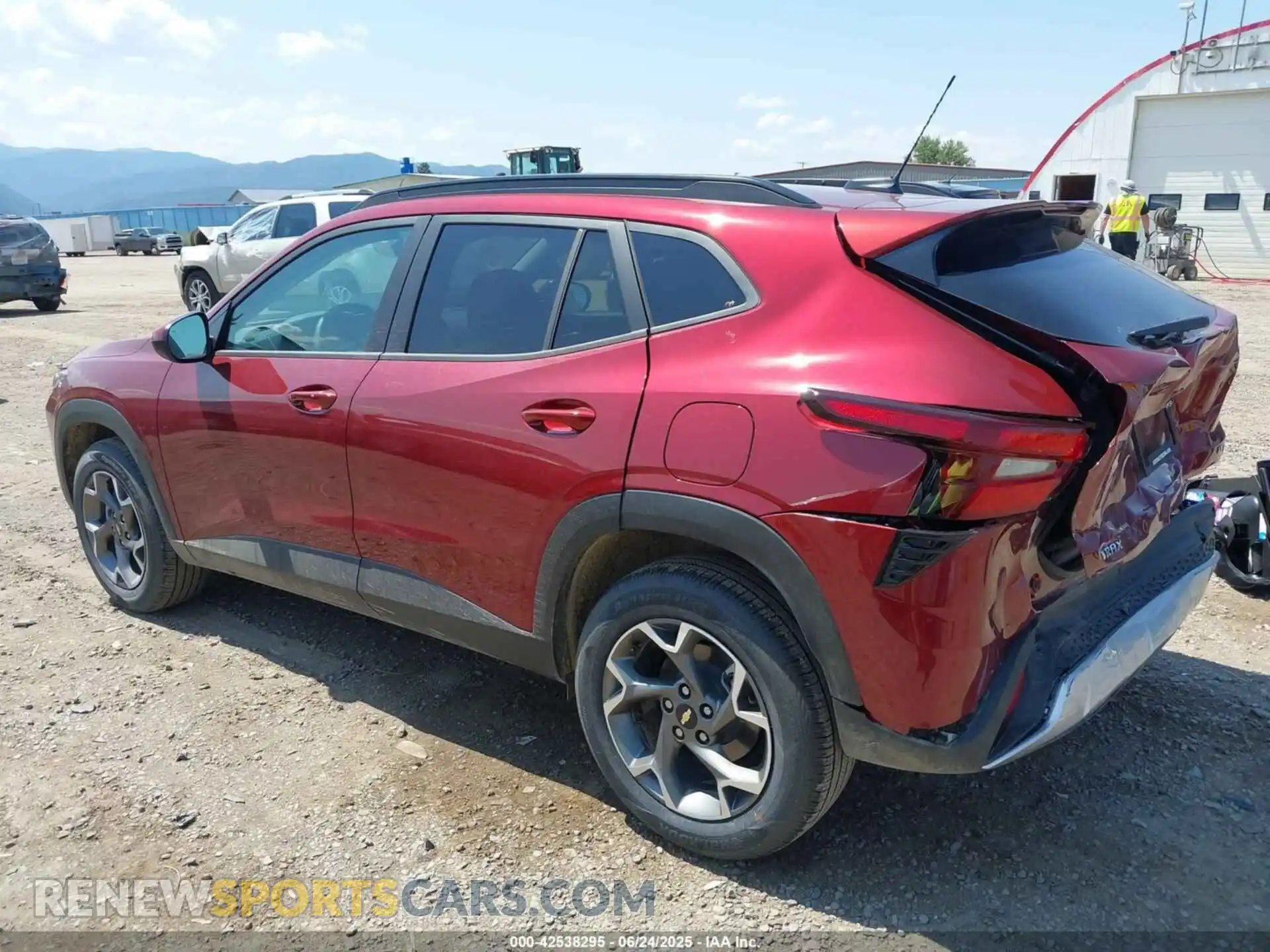 3 Photograph of a damaged car KL77LHEPXSC247132 CHEVROLET TRAX 2025