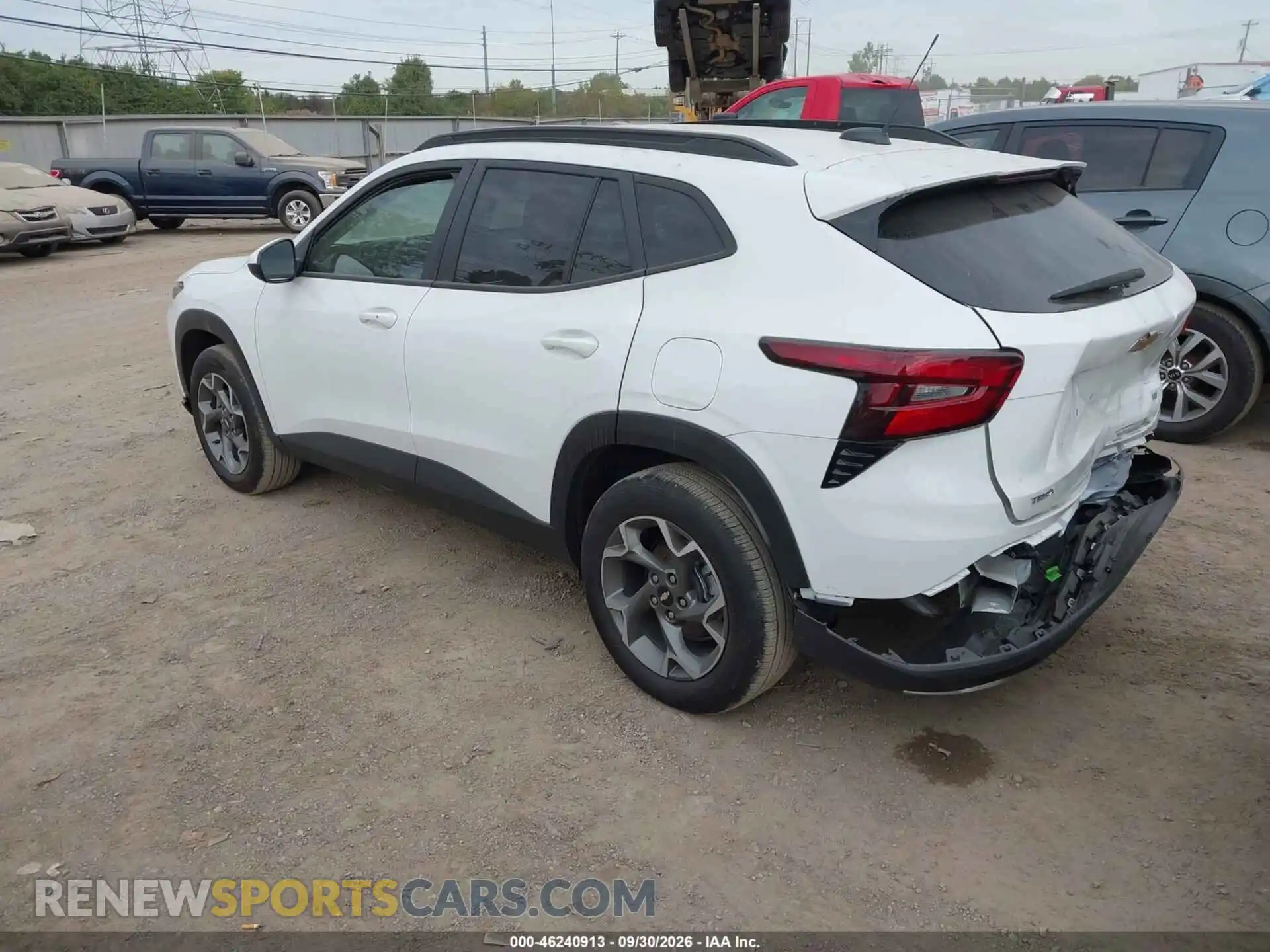 3 Photograph of a damaged car KL77LHEPXSC277795 CHEVROLET TRAX 2025