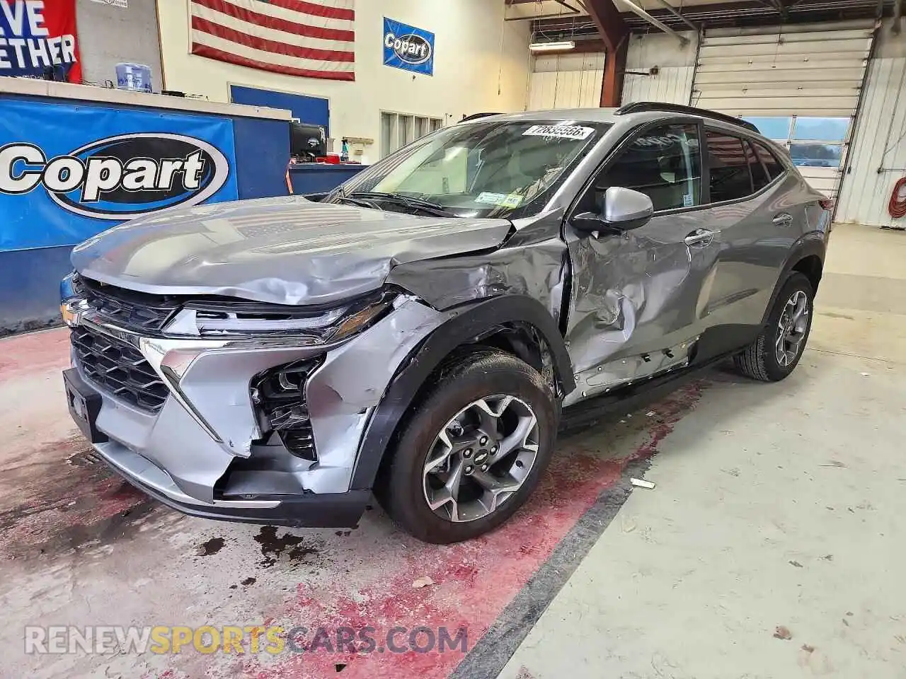 1 Photograph of a damaged car KL77LHEPXSC325103 CHEVROLET TRAX 2025