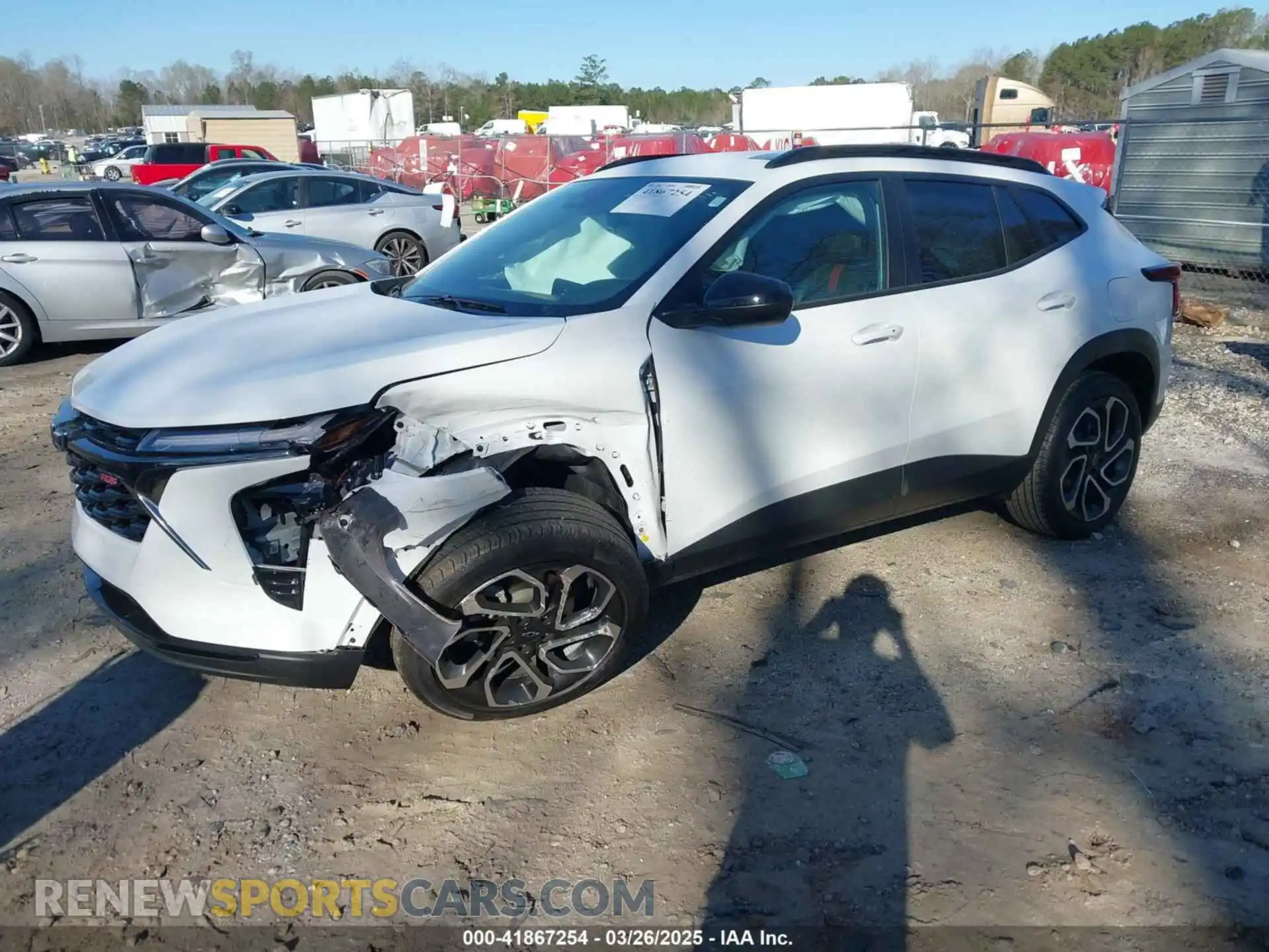 2 Photograph of a damaged car KL77LJEP0SC025657 CHEVROLET TRAX 2025