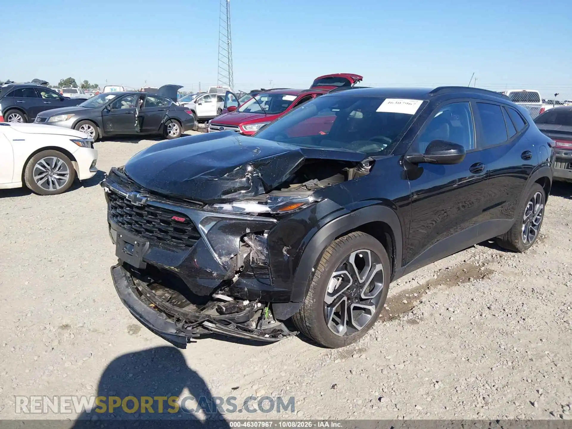 2 Photograph of a damaged car KL77LJEP0SC059629 CHEVROLET TRAX 2025