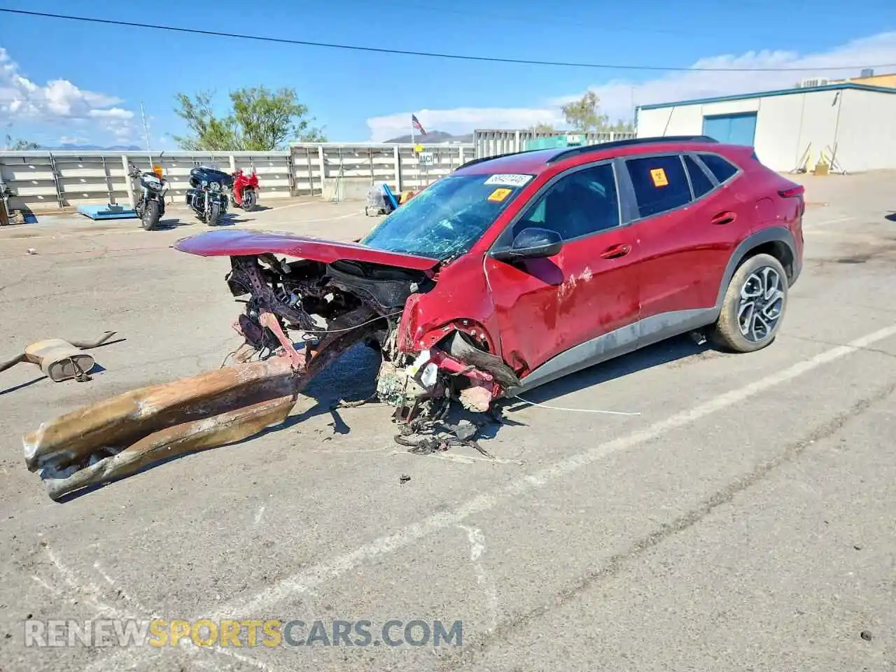 1 Photograph of a damaged car KL77LJEP0SC085602 CHEVROLET TRAX 2025