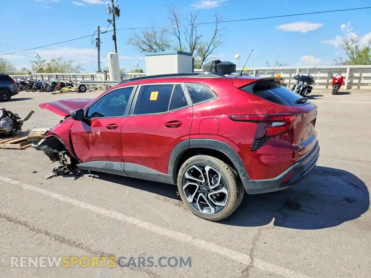 2 Photograph of a damaged car KL77LJEP0SC085602 CHEVROLET TRAX 2025