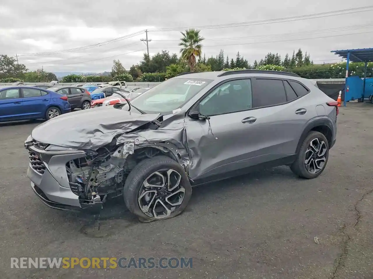 1 Photograph of a damaged car KL77LJEP0SC091416 CHEVROLET TRAX 2025