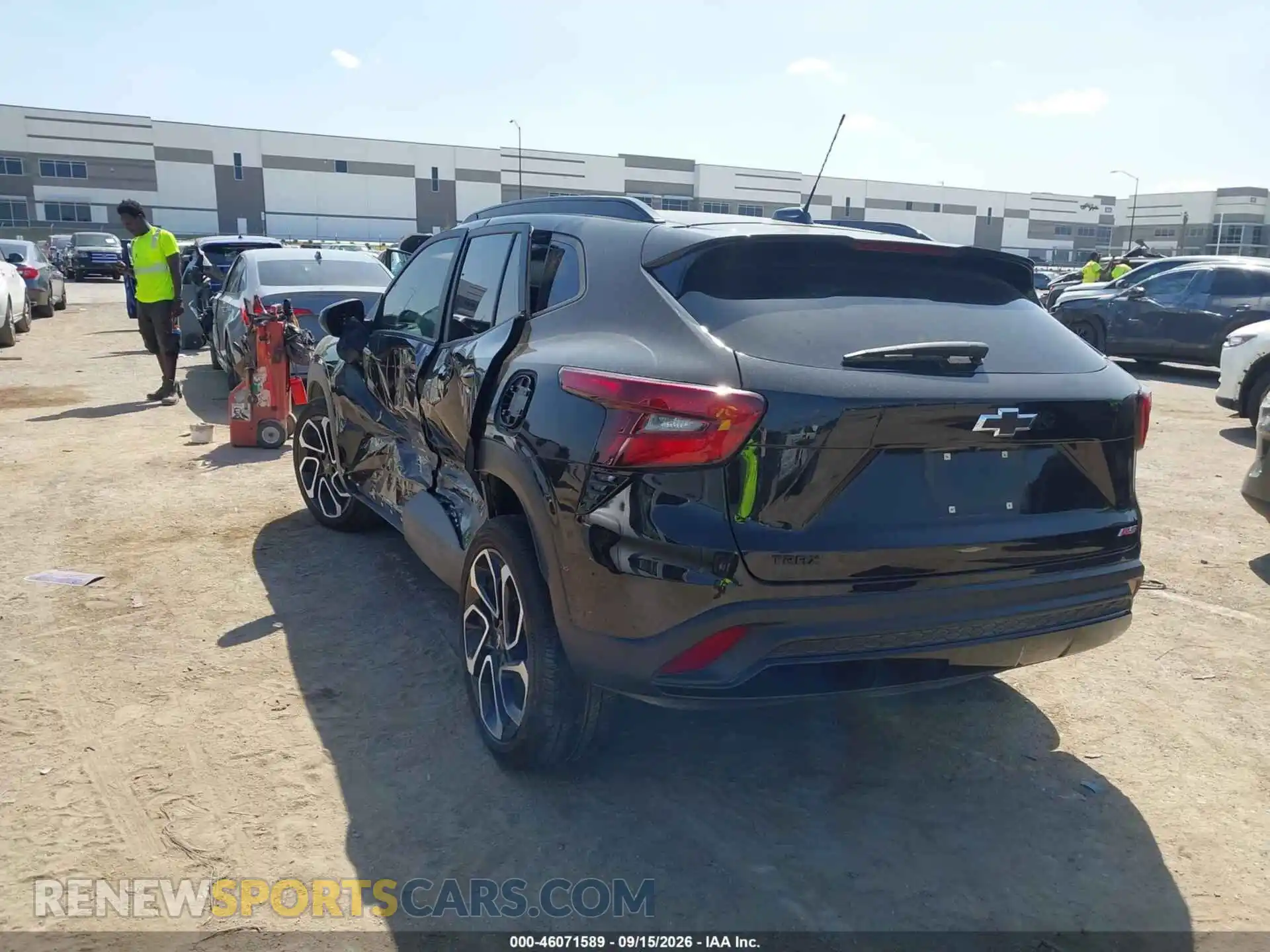 3 Photograph of a damaged car KL77LJEP0SC271317 CHEVROLET TRAX 2025